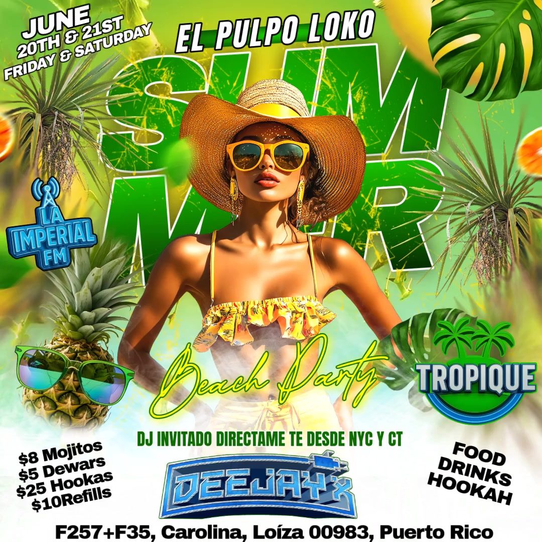 HOY TOCÓ EVENTO EN FONDO DE BIKINI GENTE. PURO PA ARRIBA 🔥