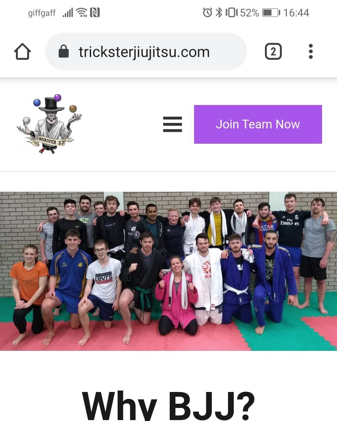 Our new webiste is live 🔥 Check it... - Trickster Jiu Jitsu