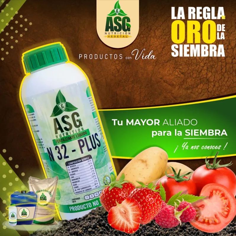 ASG - Descubre N32 Plus: la revolución en fertilizantes líquidos para ...
