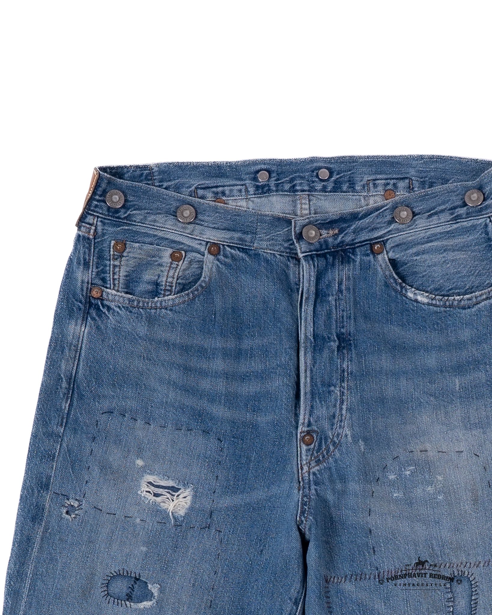 LEVI’S / 501 08 damage repair denim Is this damage mendable on Levi's 501?