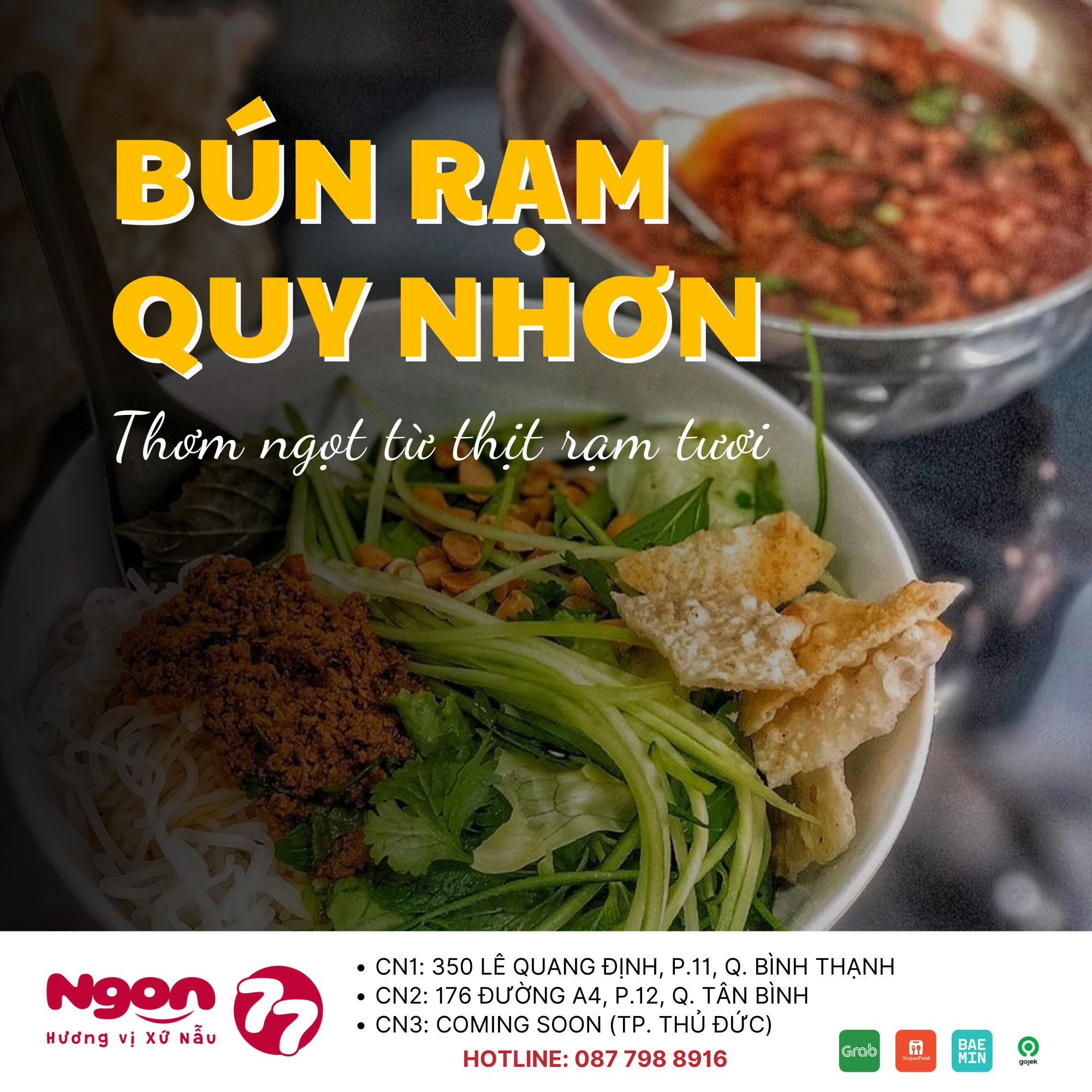 Quán Bảy Ơi Bảy - 🍜 Món ngon đặc sản - Bún rạm Quy Nhơn! 🍜...