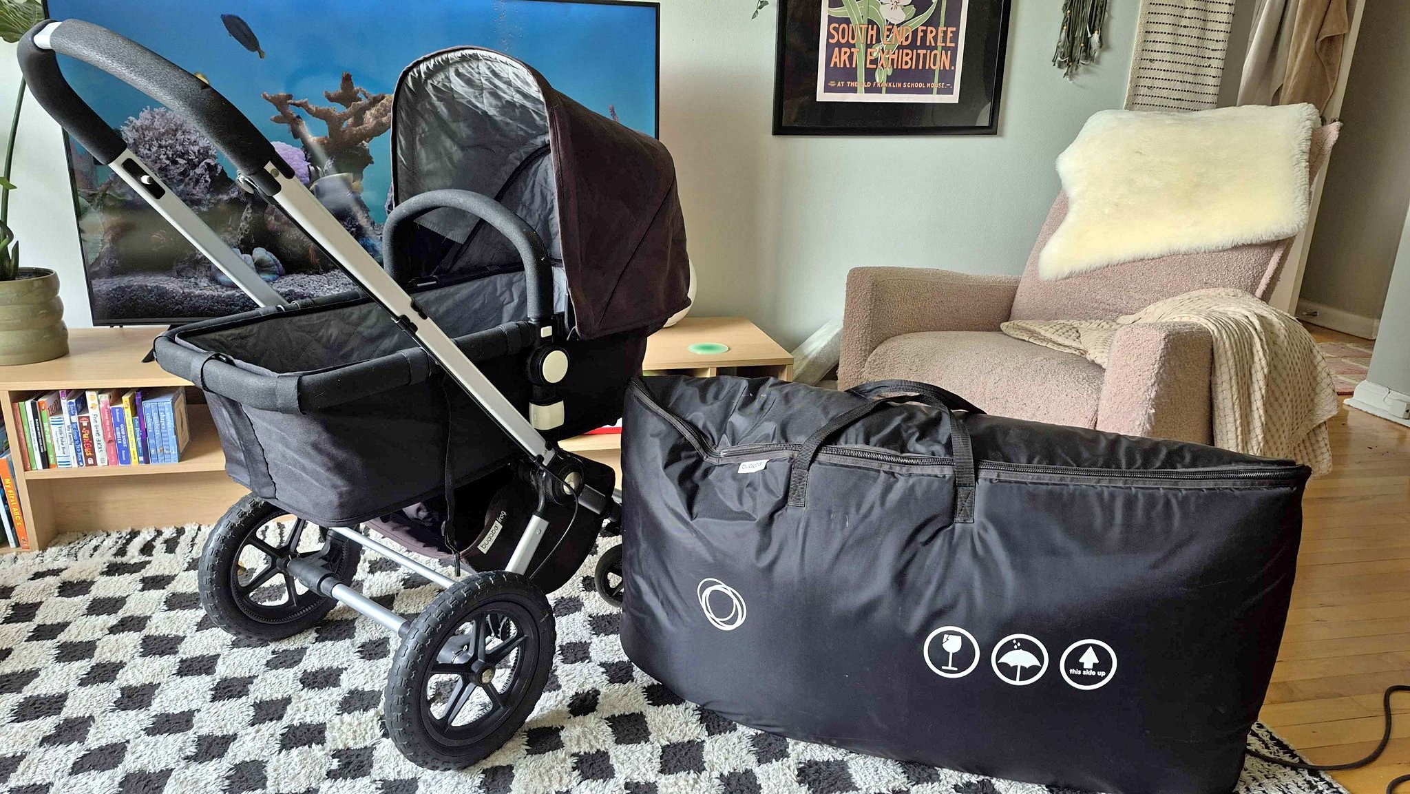 voya xt quad stroller wagon @lululemon Valentine’s Day inspired Color:Orange Super Glow Plegable