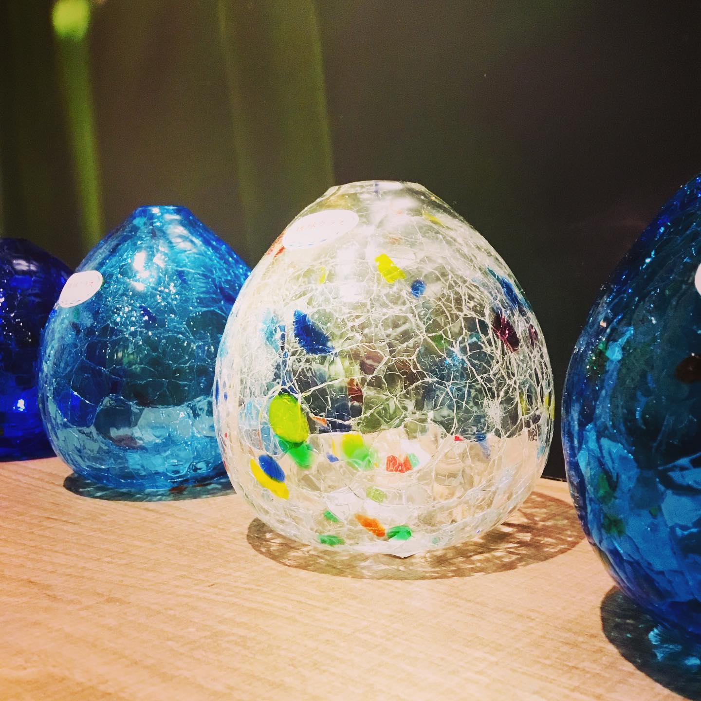 琉球民芸センター - 一輪挿し 「ryukyu glass works海風」さんの 