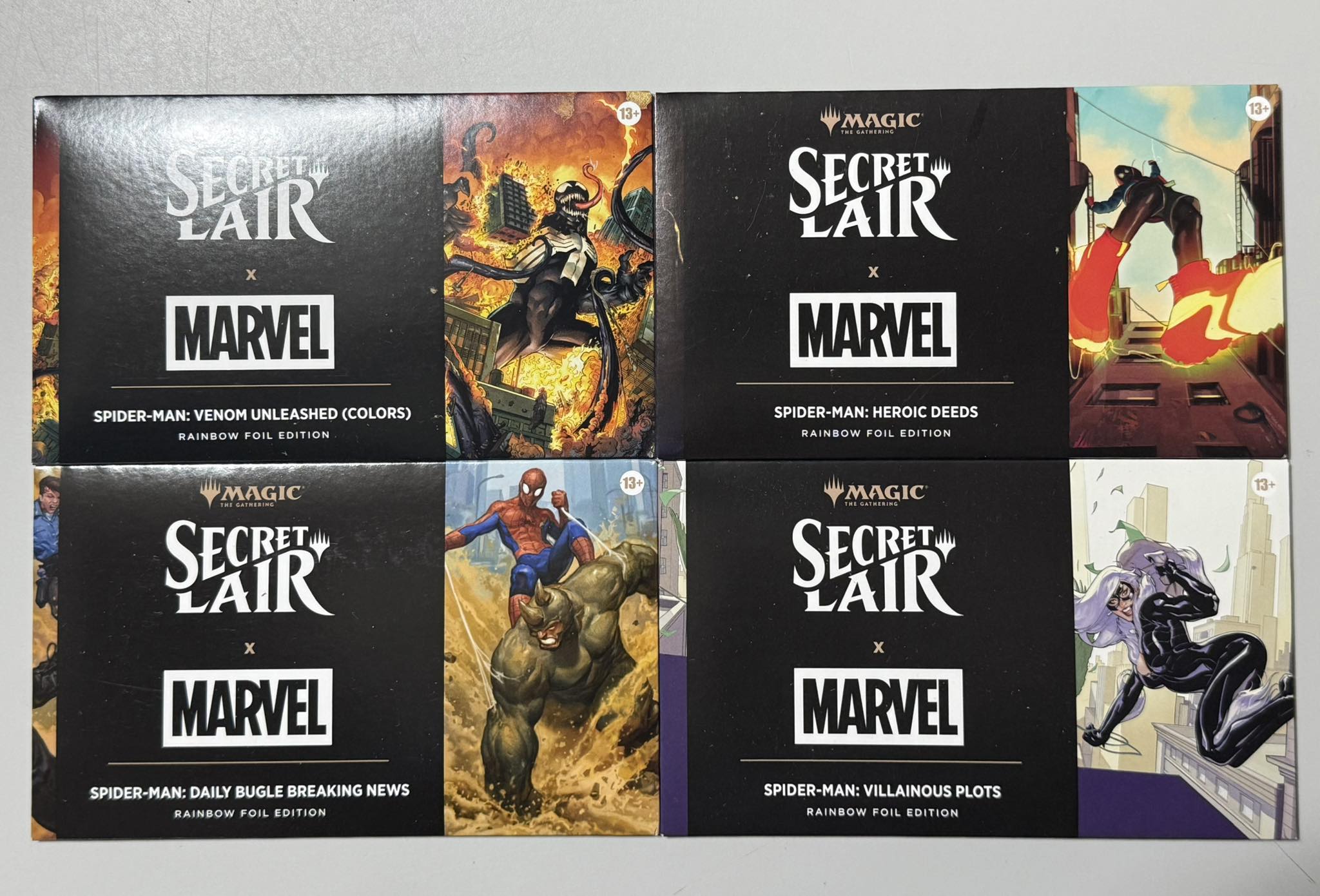 ゲーム 新品 MTG Secret Lair Marvel's Spider-Man Superdrop Secret