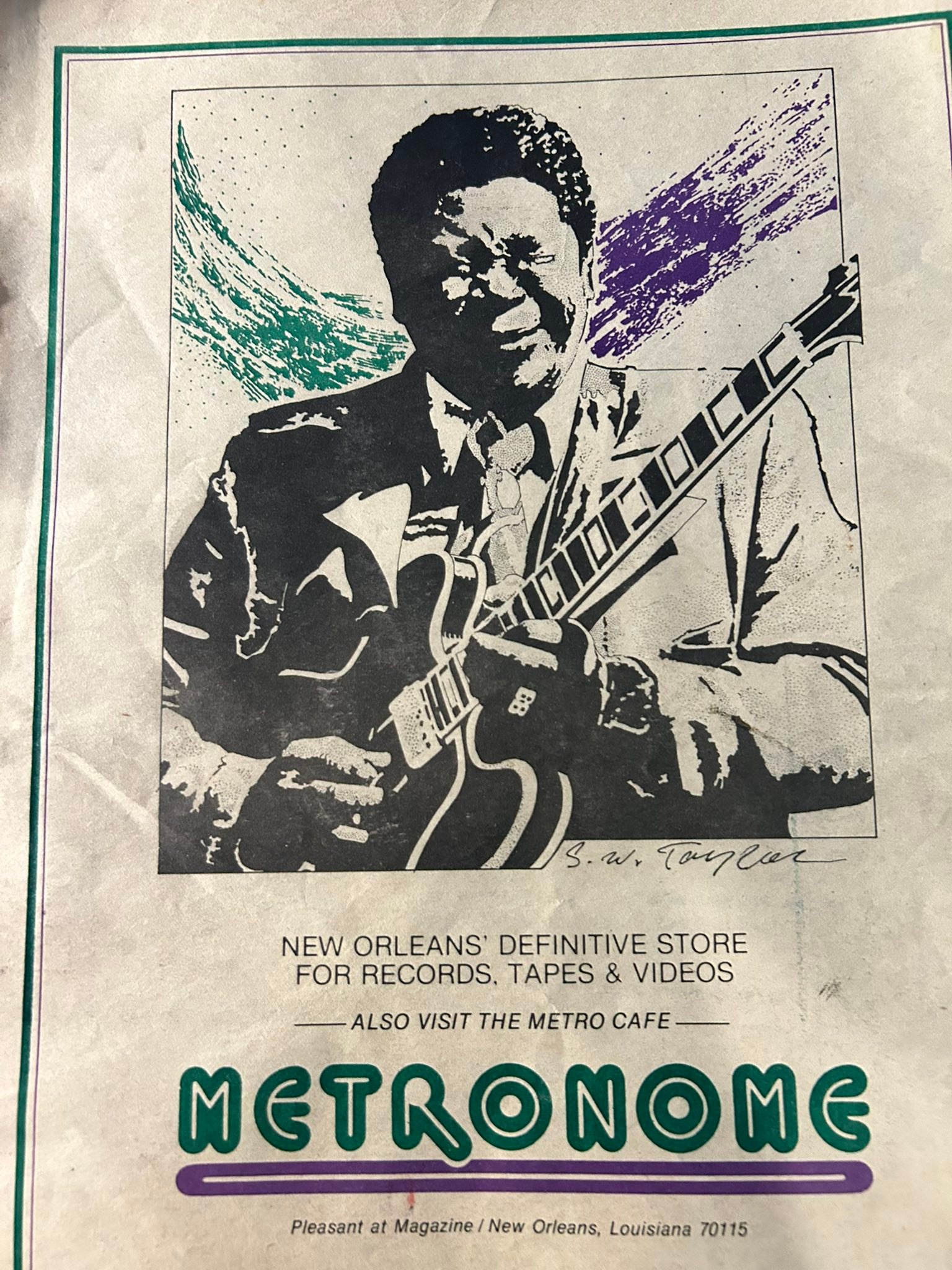 Back cover ads on Wavelength Magazines, early 80's.