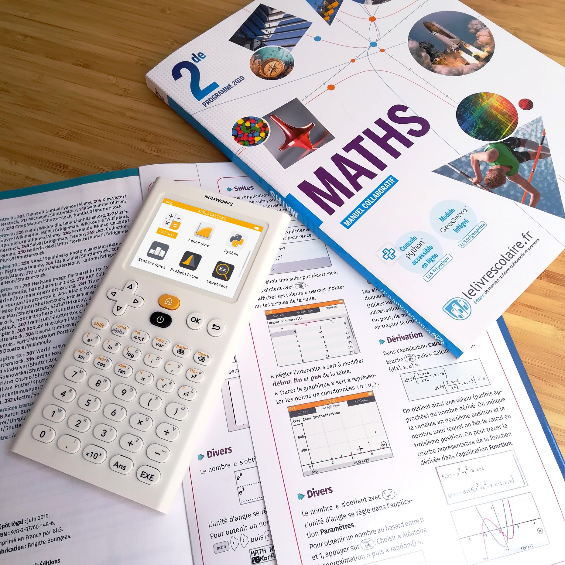 La calculatrice NumWorks est à... - Lelivrescolaire.fr