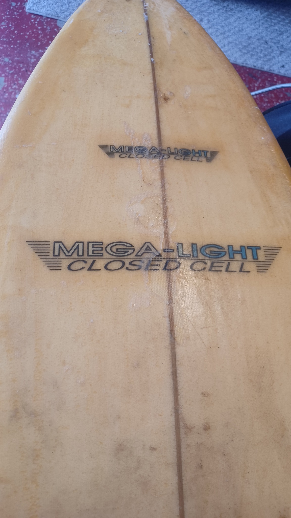 Pat Rawson shaped surfboard from the mid nineties