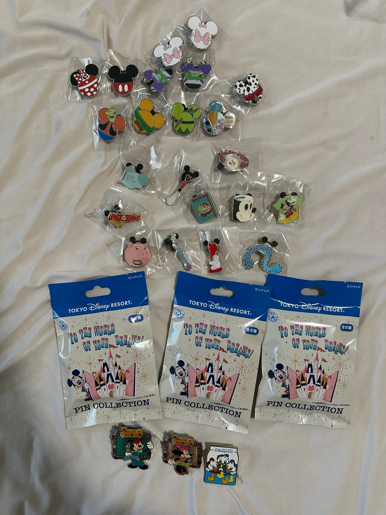 Tokyo & Hong Kong Disney Pins for sale