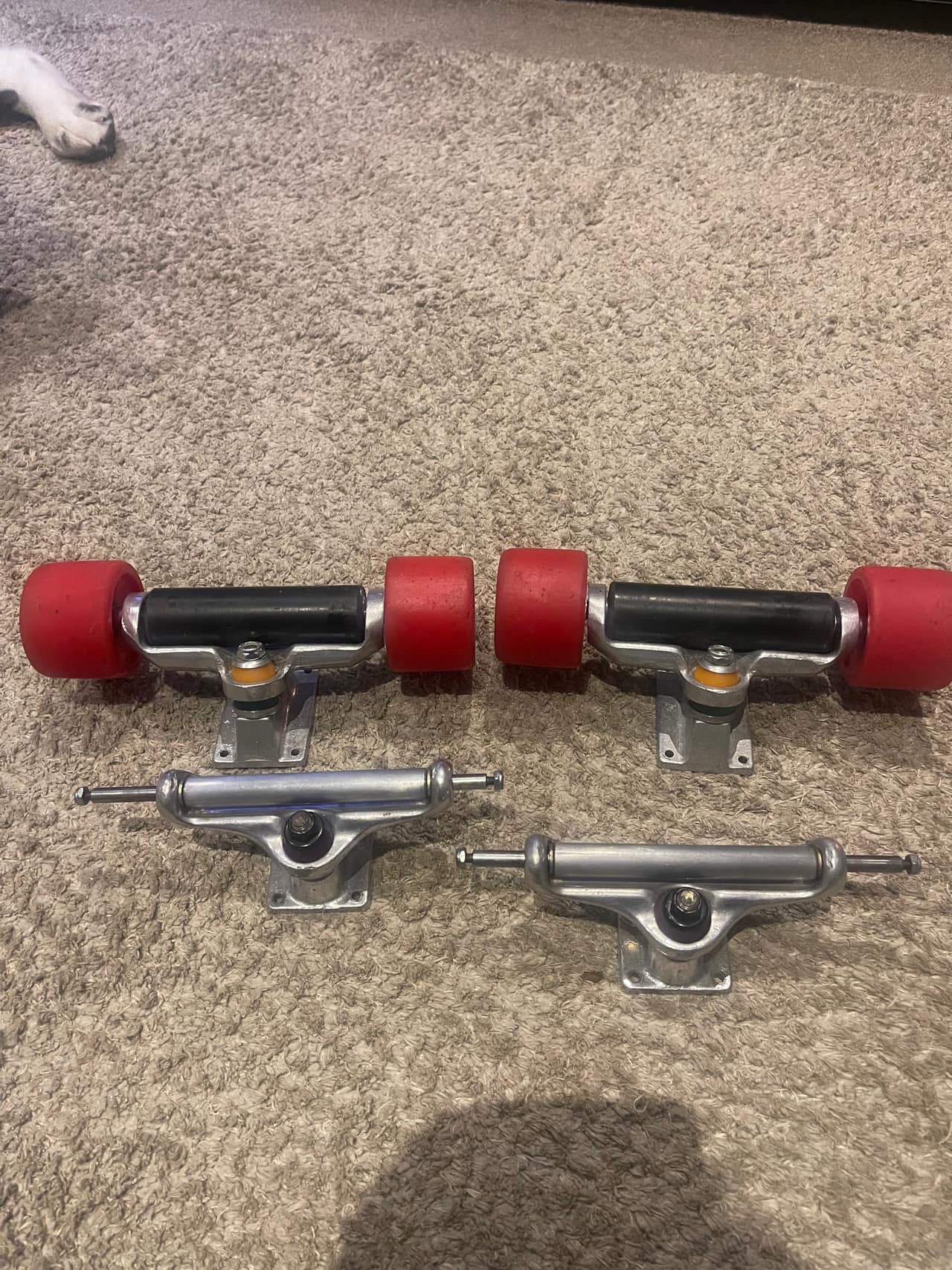 Z flex z roller trucks gen 1 and gen 2s, the gen 1s are are a lot