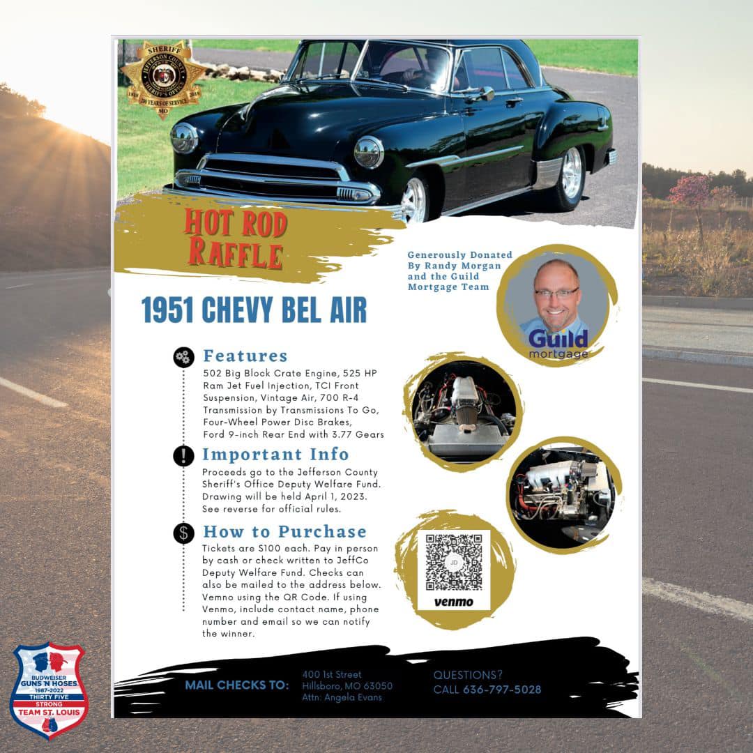 The Hot Rod Raffle is still... - Budweiser Guns 'N Hoses | Facebook