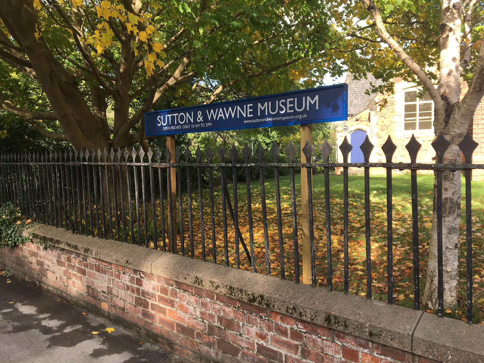 Our restored sign now in a new... - Sutton and Wawne Museum