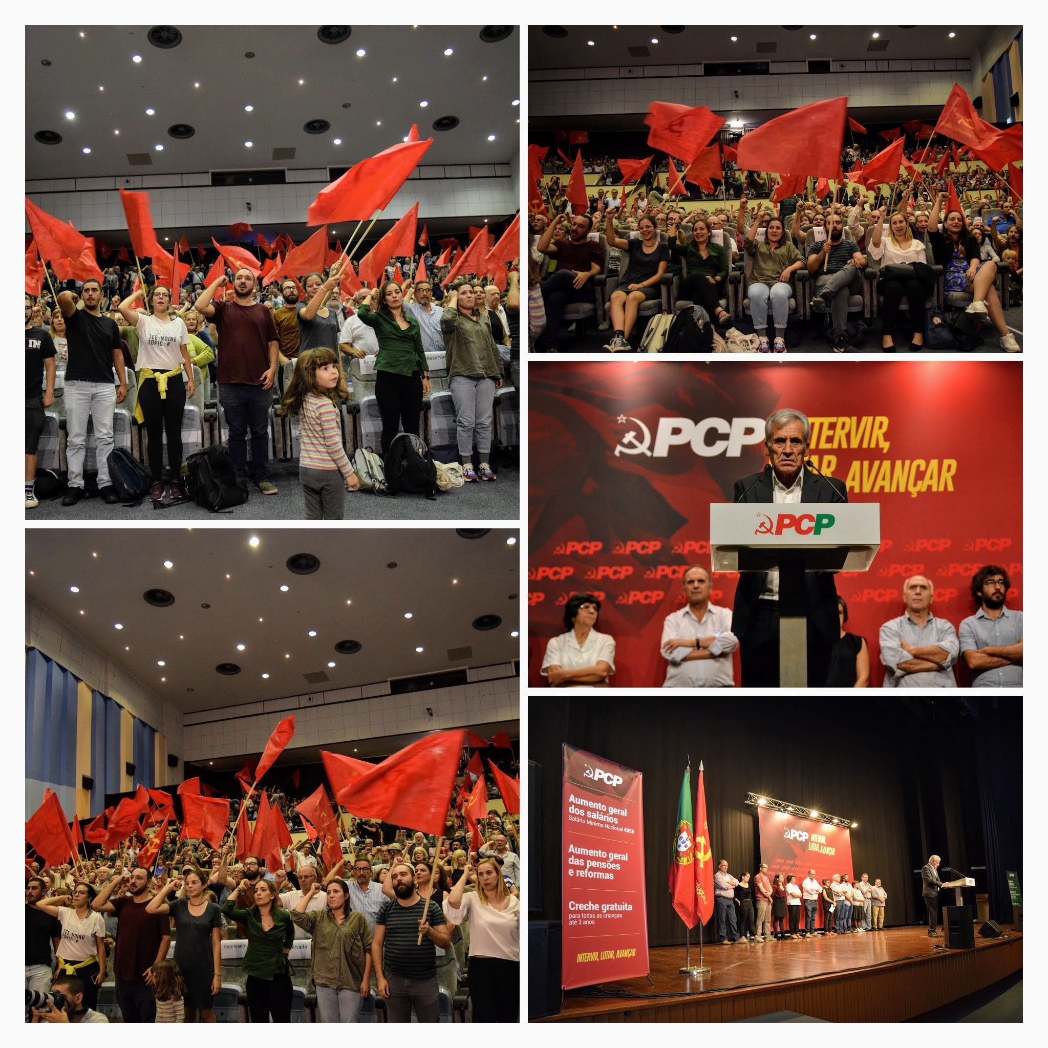 Sim, cá estamos! Com a... - PCP - Partido Comunista Português