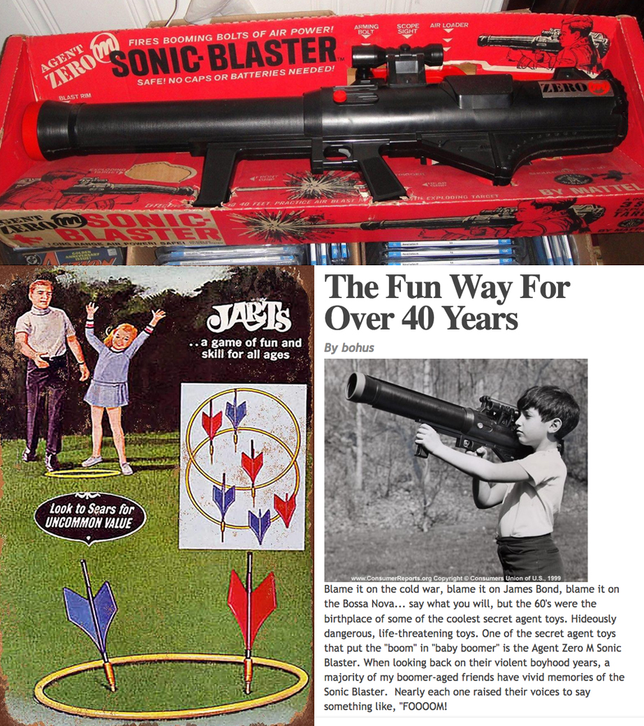 Mattel's Agent Zero sonic blaster toy from the 60s
