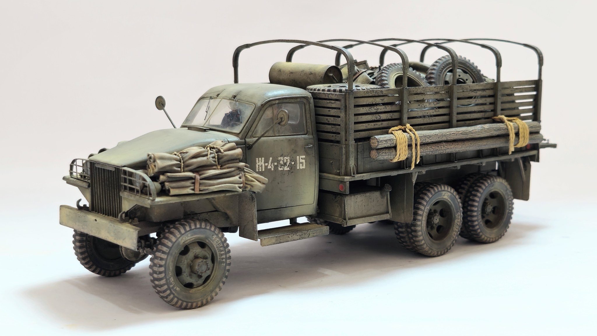 Maquette Vehicule Militaire : US6-U3 Studebaker - ICM - Rue des Maquettes