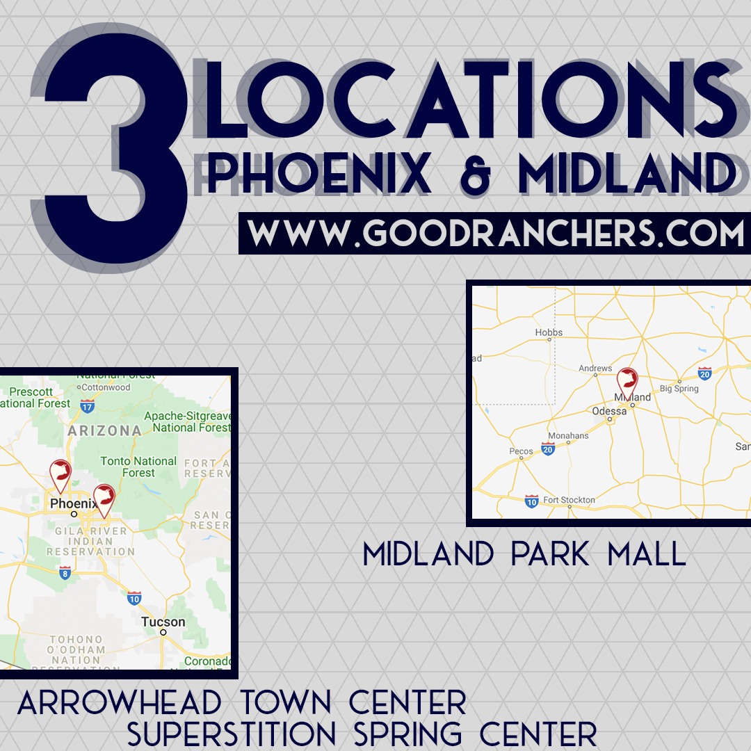 Good Ranchers - Phoenix and Midland! We still have 3...