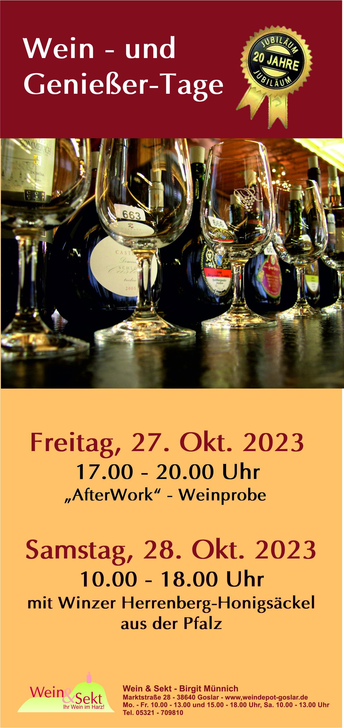 Wein & Sekt Ihr Wein im Harz