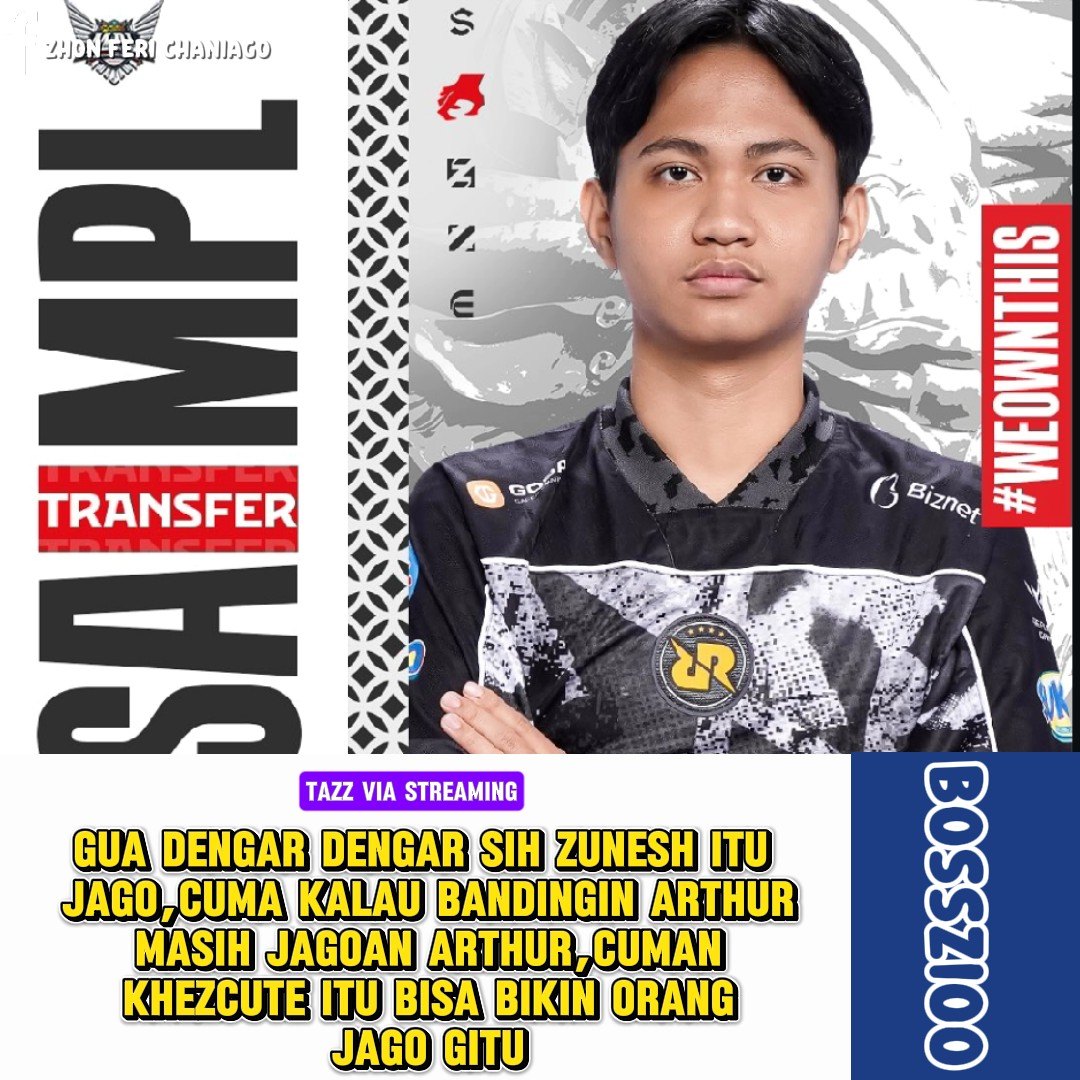 MPL Indonesia Official Group | Zunesh, Jungler baru RRQ yang akan ...