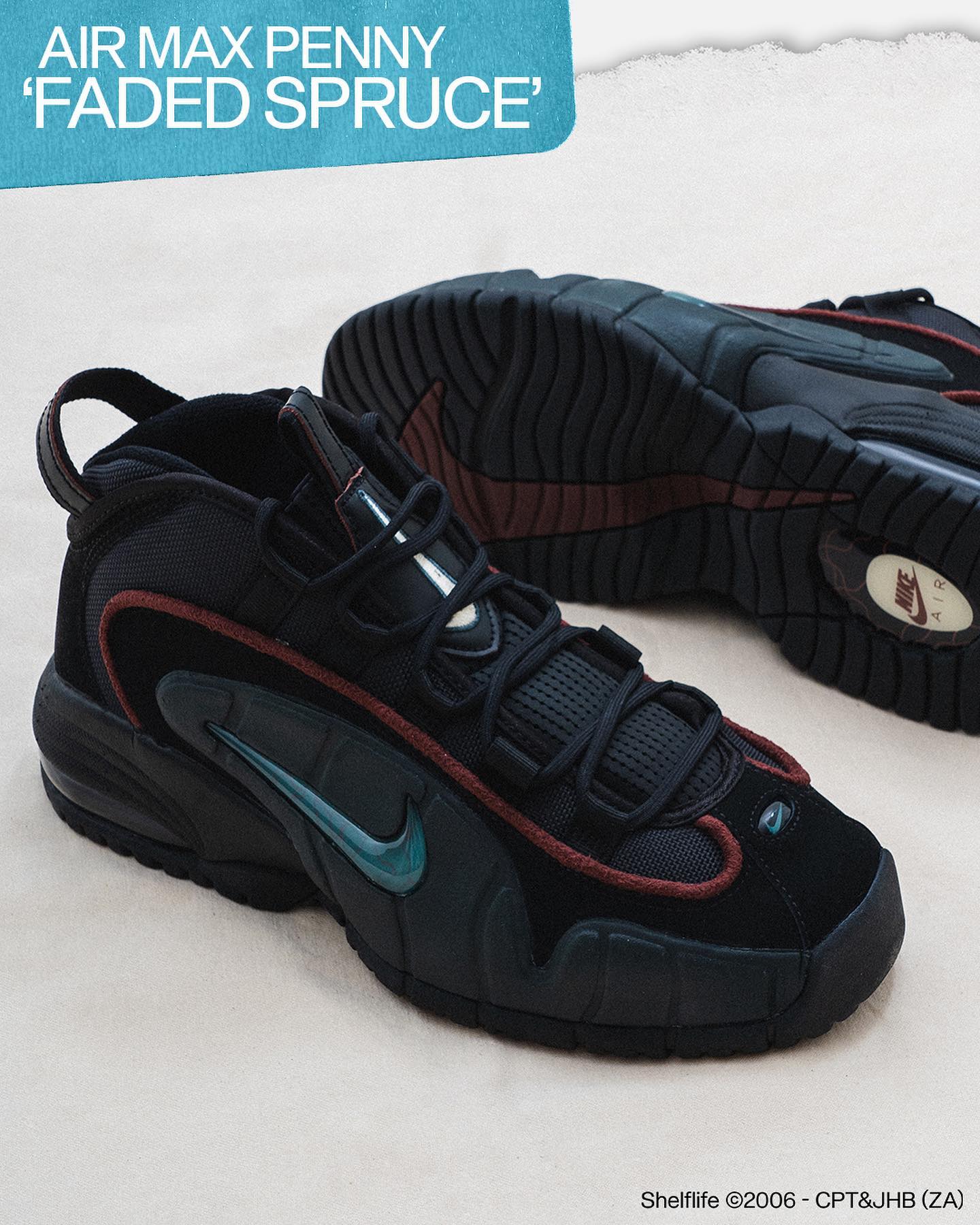 Nike Air Max Penny Black” “Dark Spruce” ?Precio: $2,499mx Tallas 