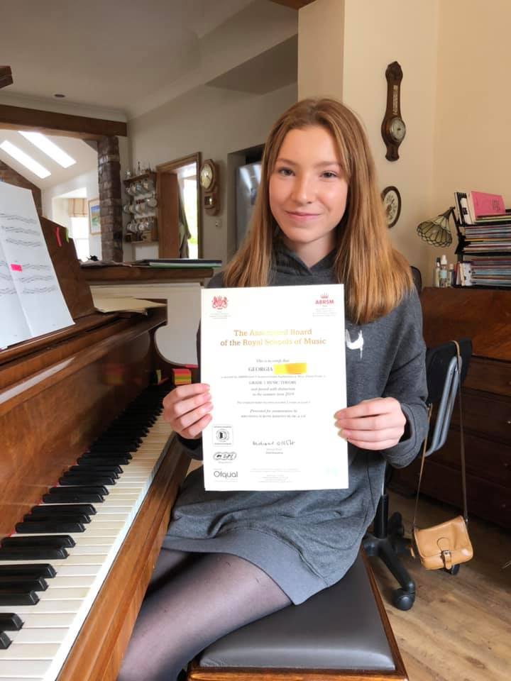 Piano Lessons - Congratulations to Georgia who achieved a...