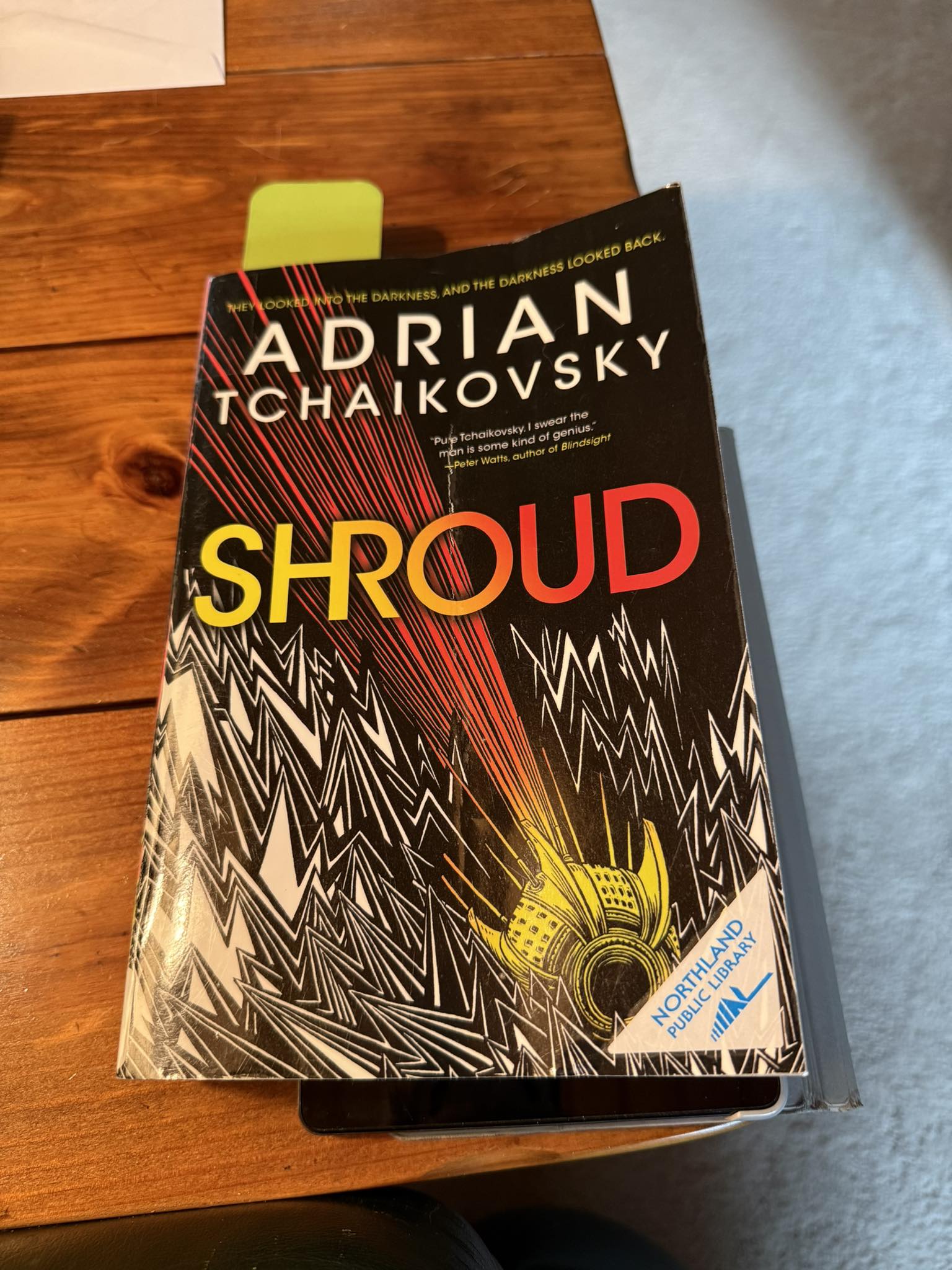 Pictured: The cover of Shroud, the latest novel by Adrian  display picture 1