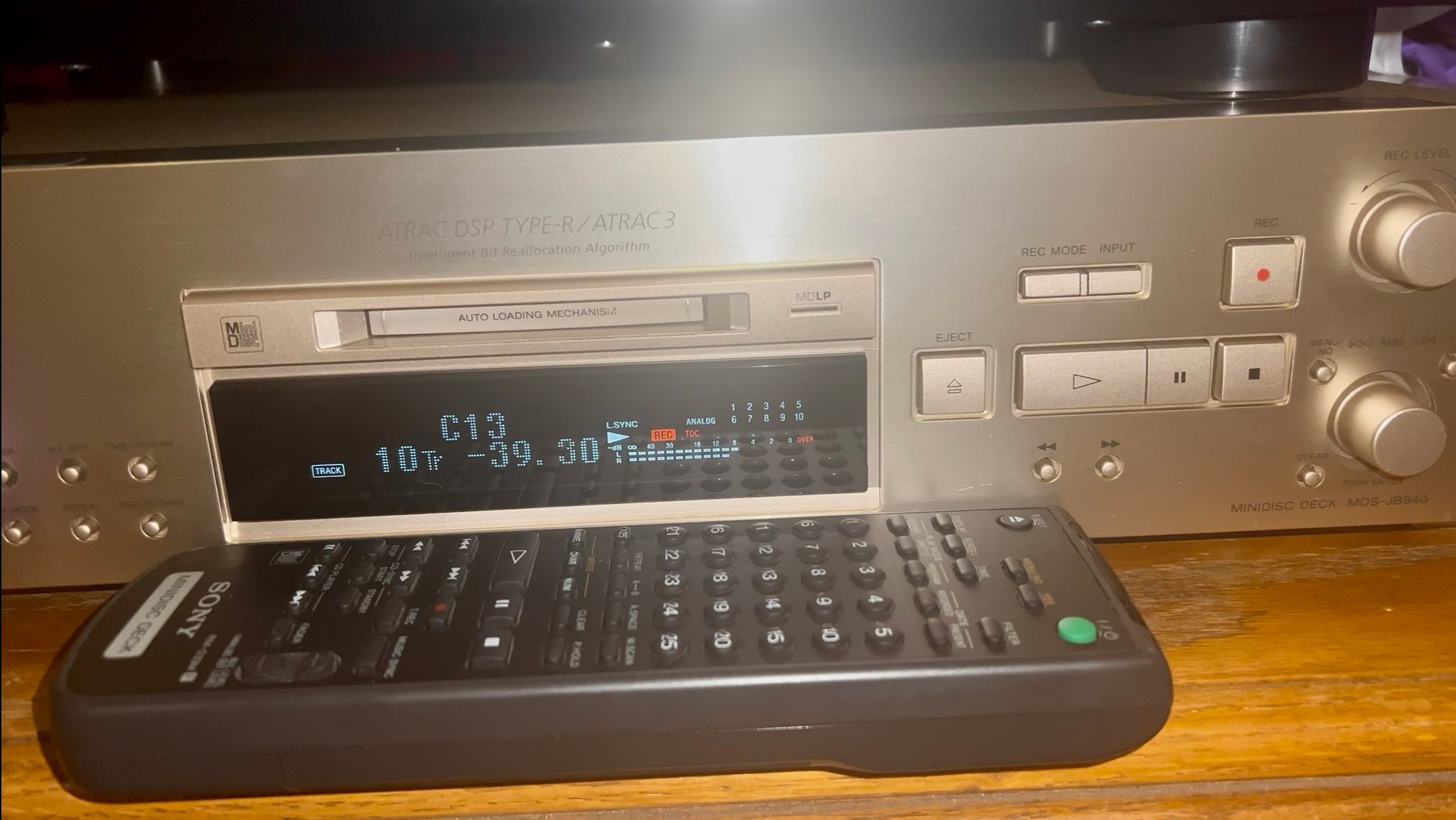Fixing rec error c13 on minidisc deck?