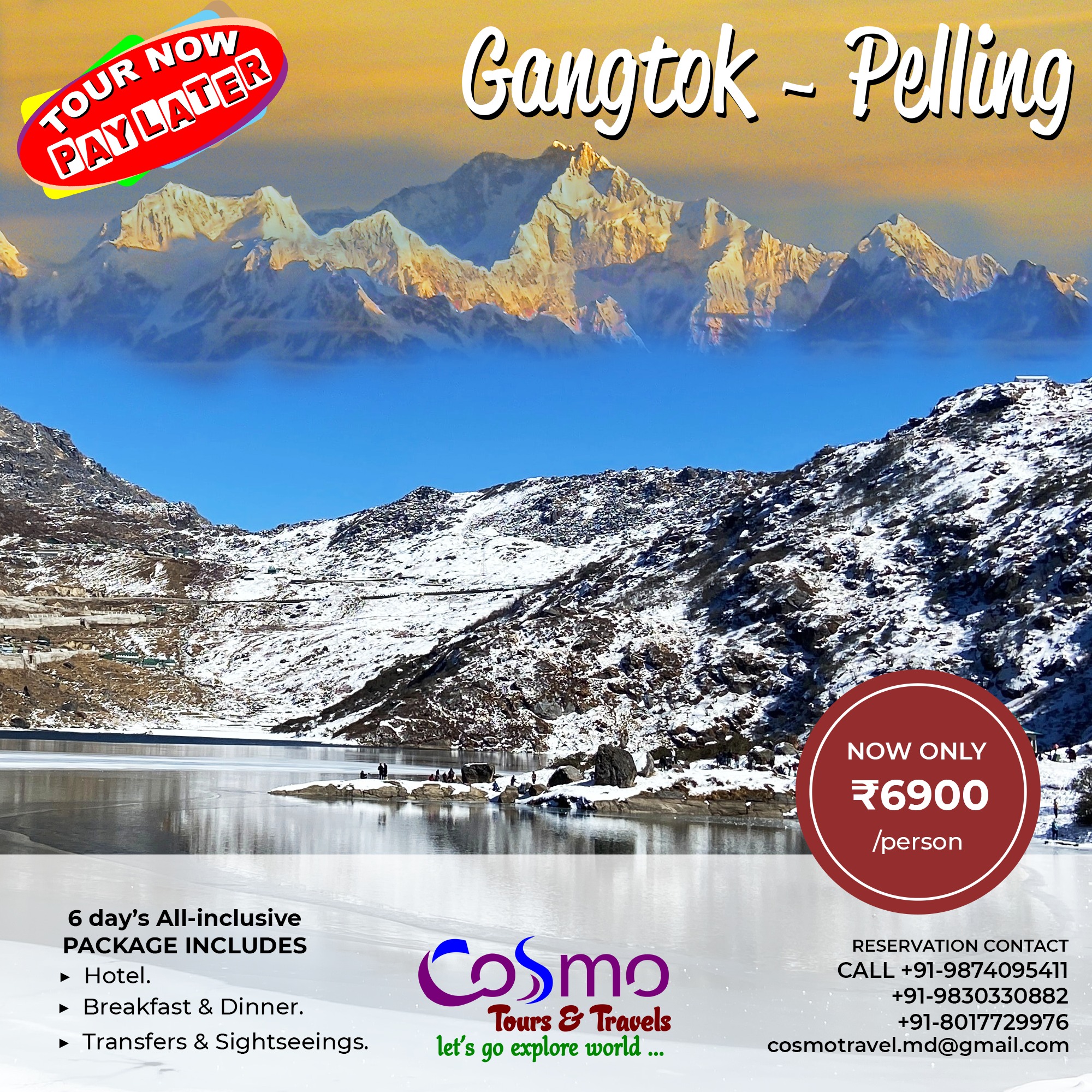 Cosmo Tours & Travels - || Gangtok - Pelling || Duration: 5 nights | 6 ...