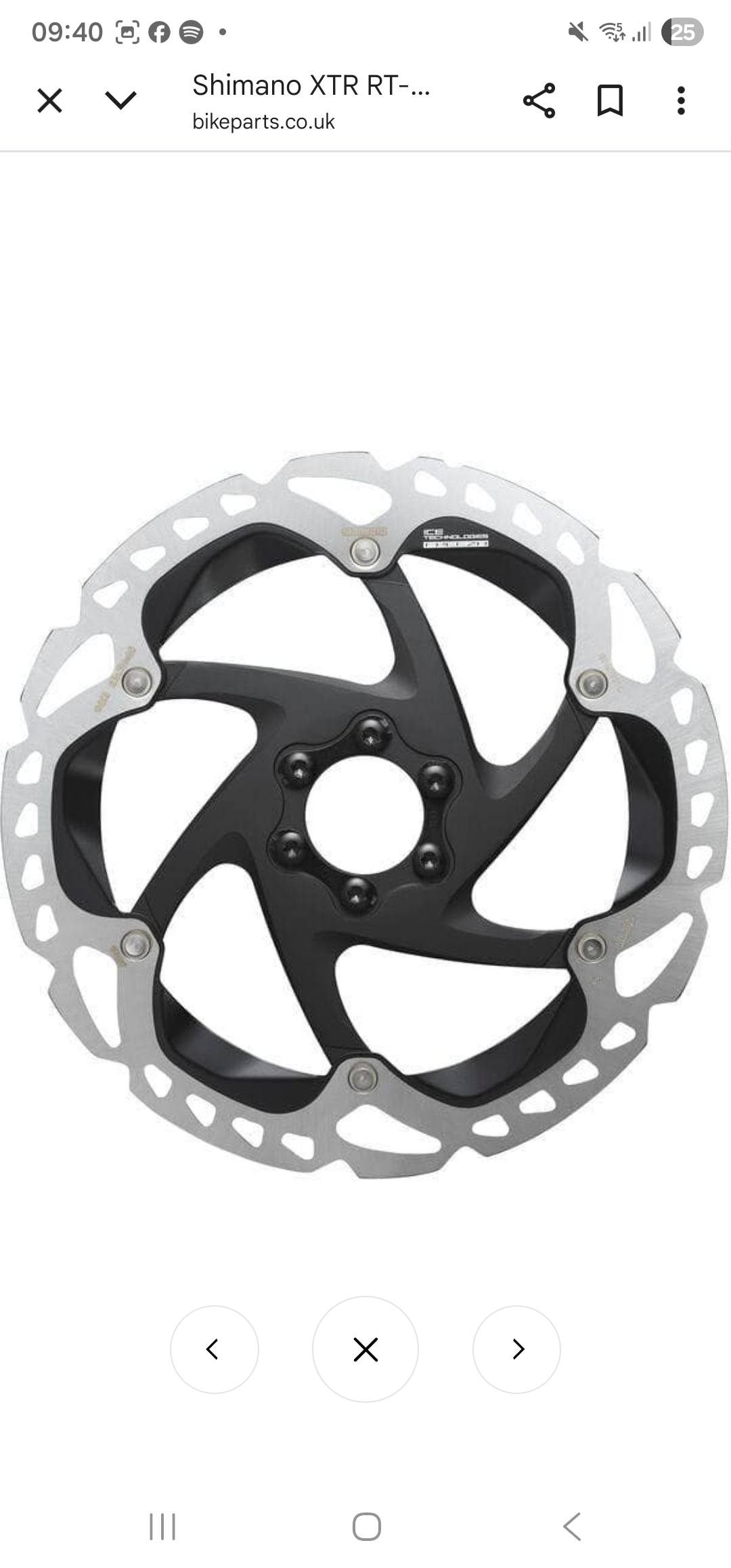 Coppia Dischi Freno Shimano XTR/Saint RT-MT900 Ice Tech Freeza &ndash; 160mm E 140mm Center Lock