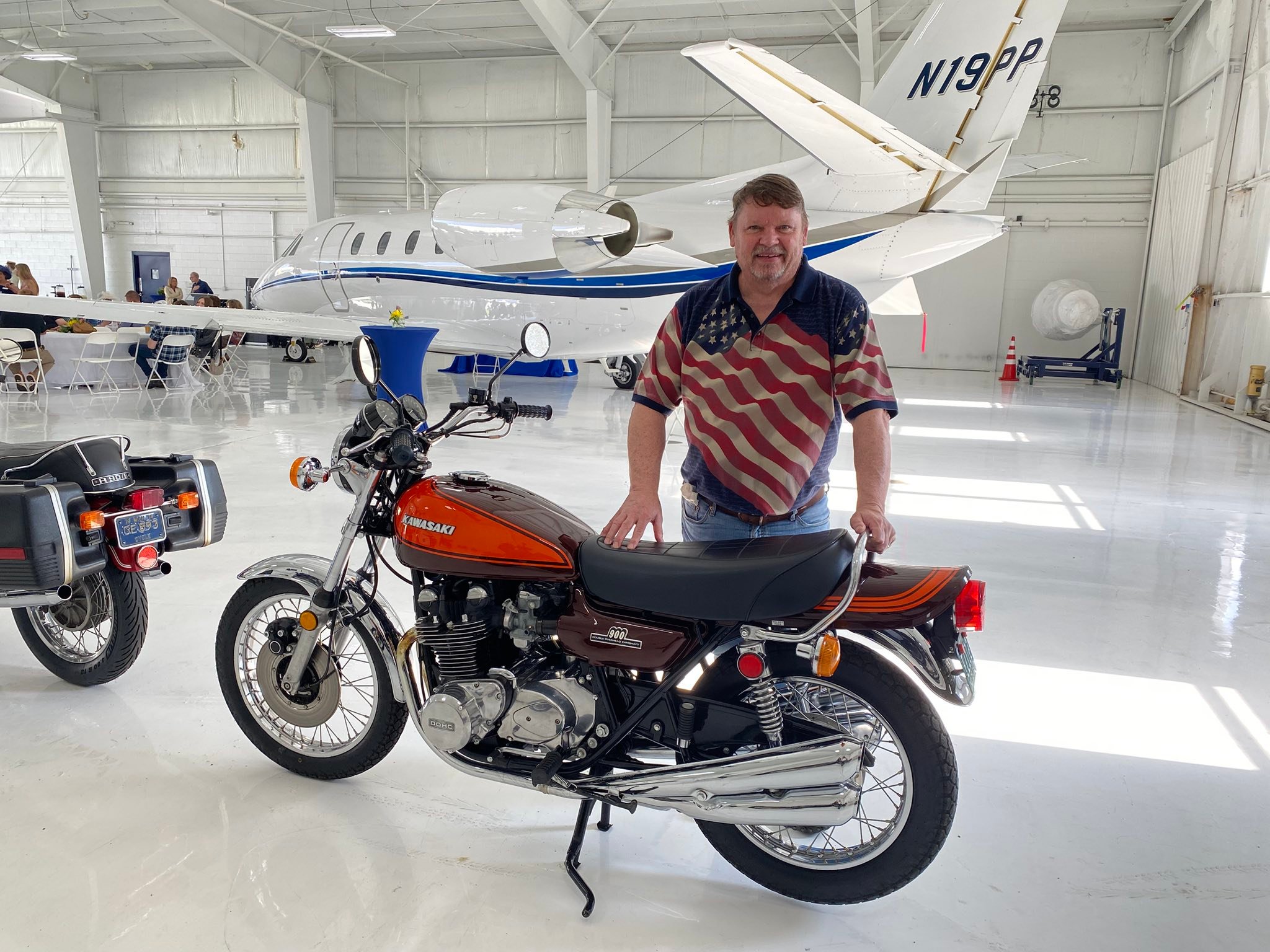 高橋 Kawasaki at Kalamazoo jets and bikes event