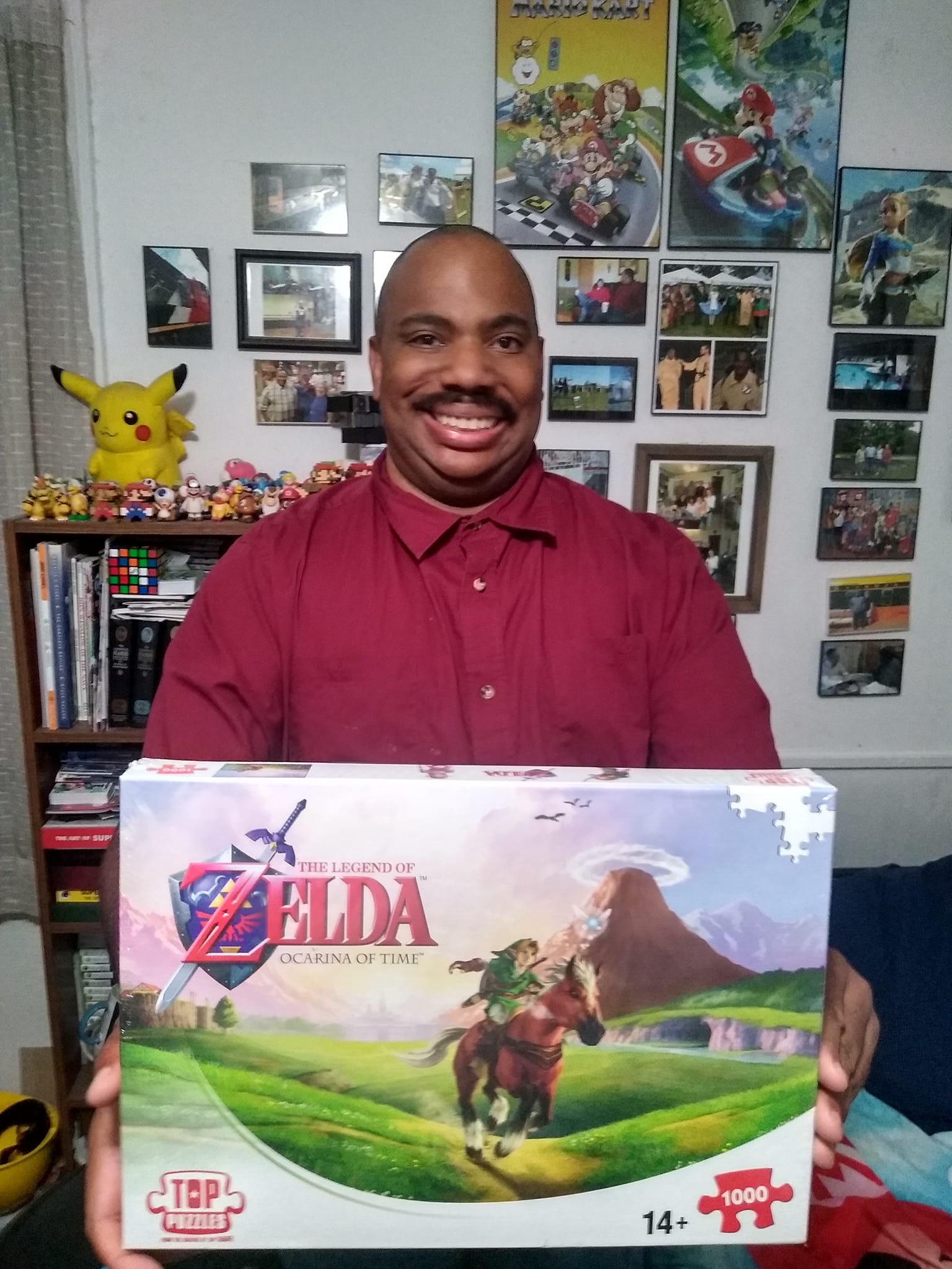 The legend of Zelda ocarina of time jigsaw puzzle.