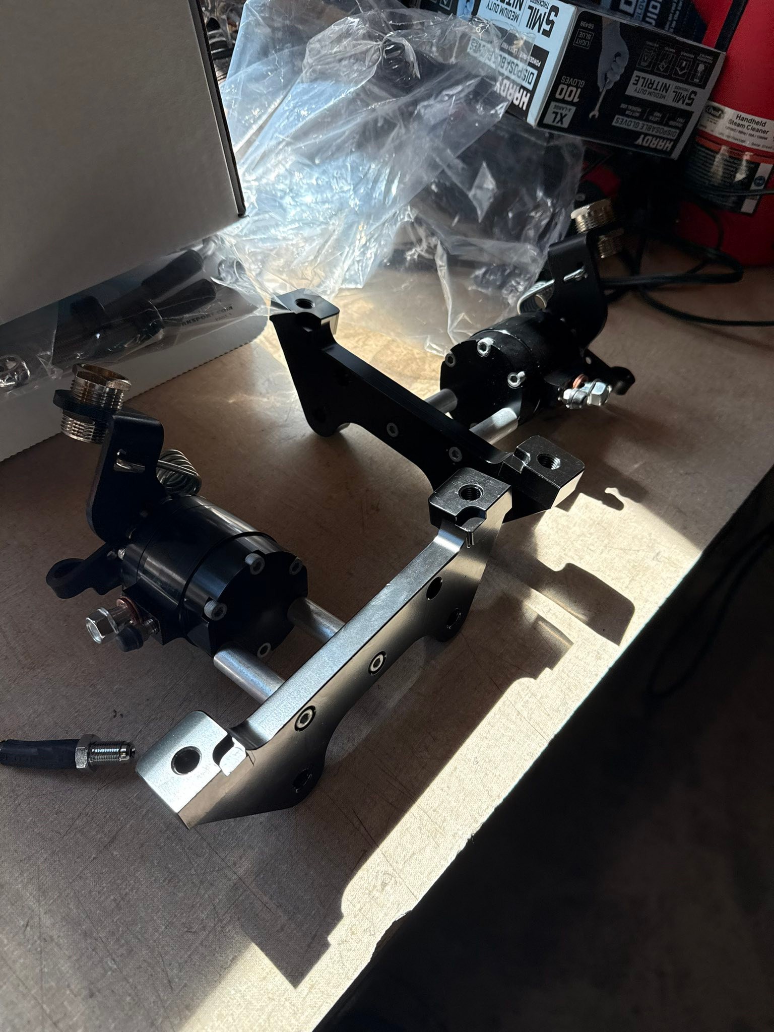 その他 thus Modifying big BBK with splash shield and rotor clearance issues