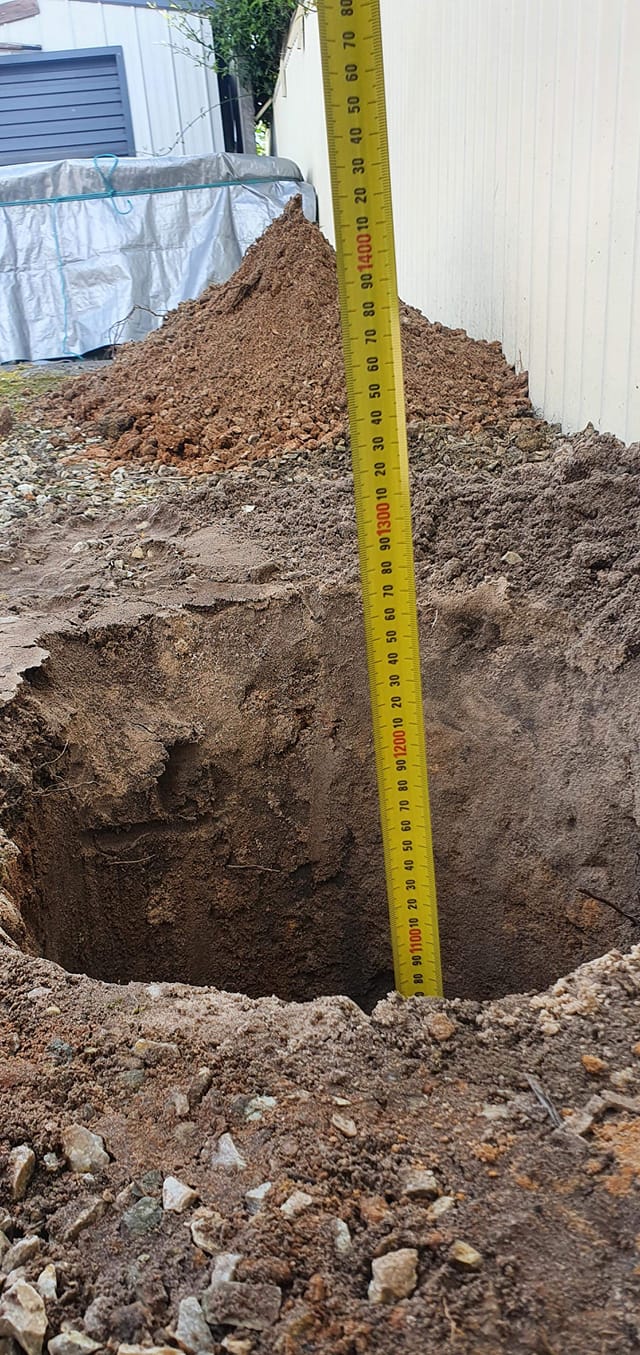 Yes, that is how deep post needs to go! - Adelaide Shade Sails | Facebook