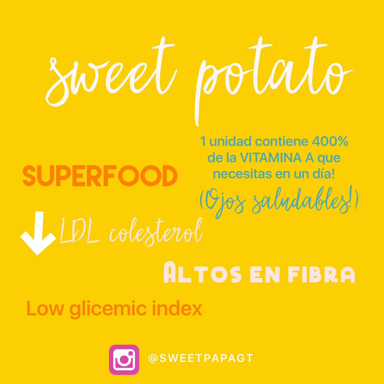 ¿Sabías que el sweet potato tiene... - Sweet Papa Guatemala