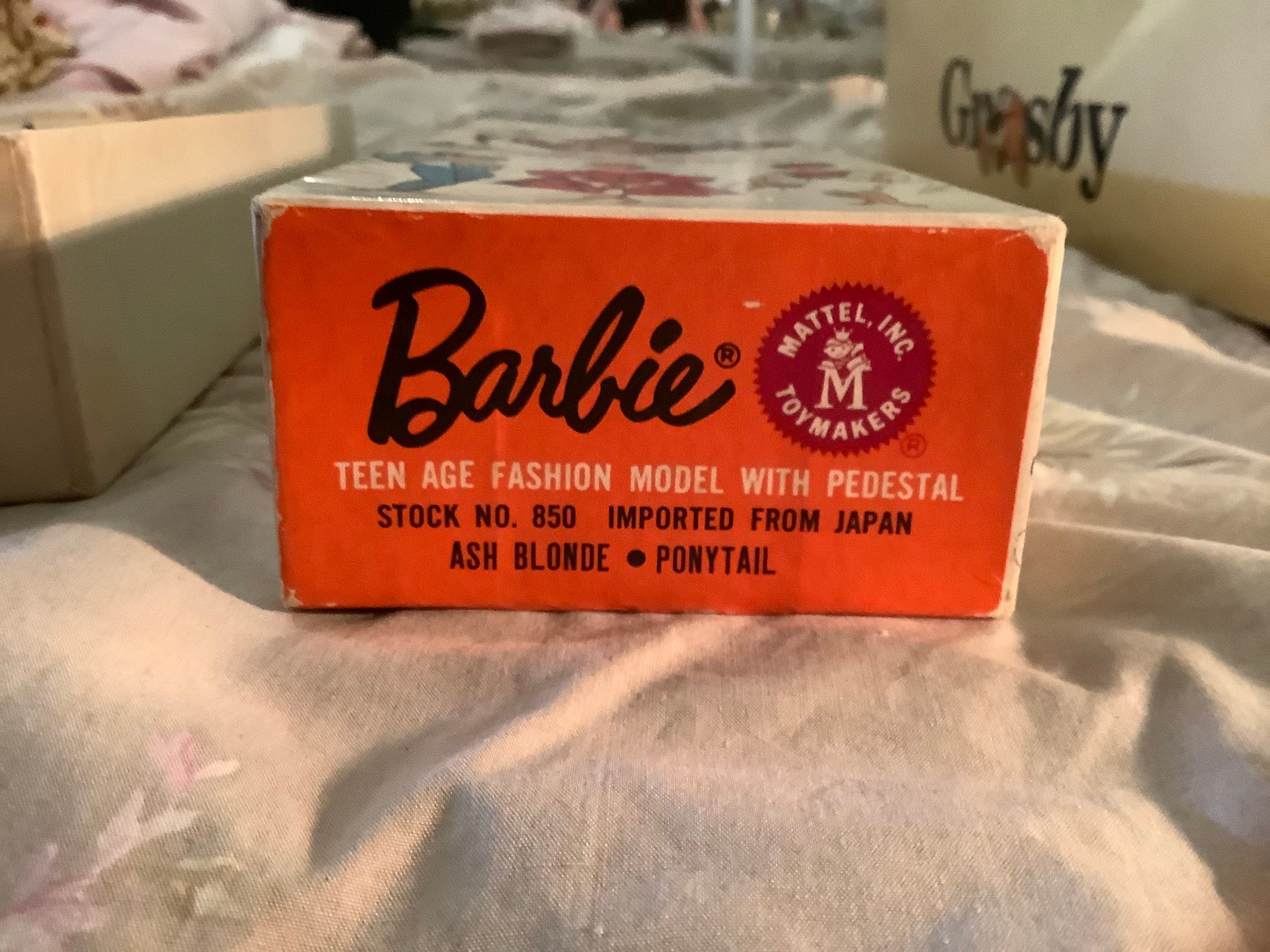 What is the confirmation of Barbie doll number