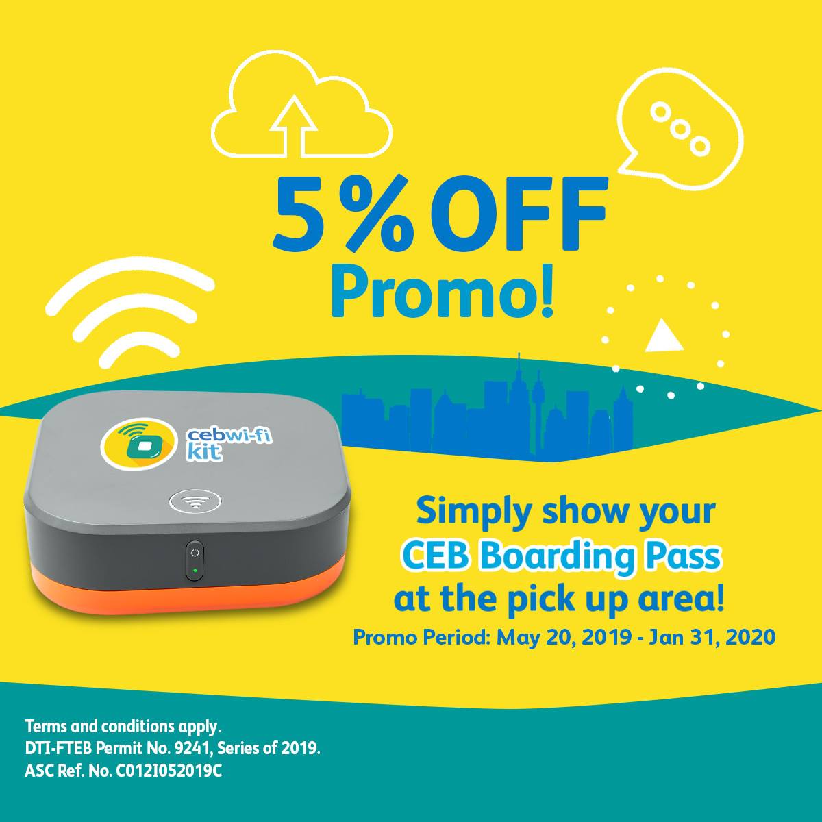 Cebu Pacific Air - Show your CEB boarding pass at the pick up location ...