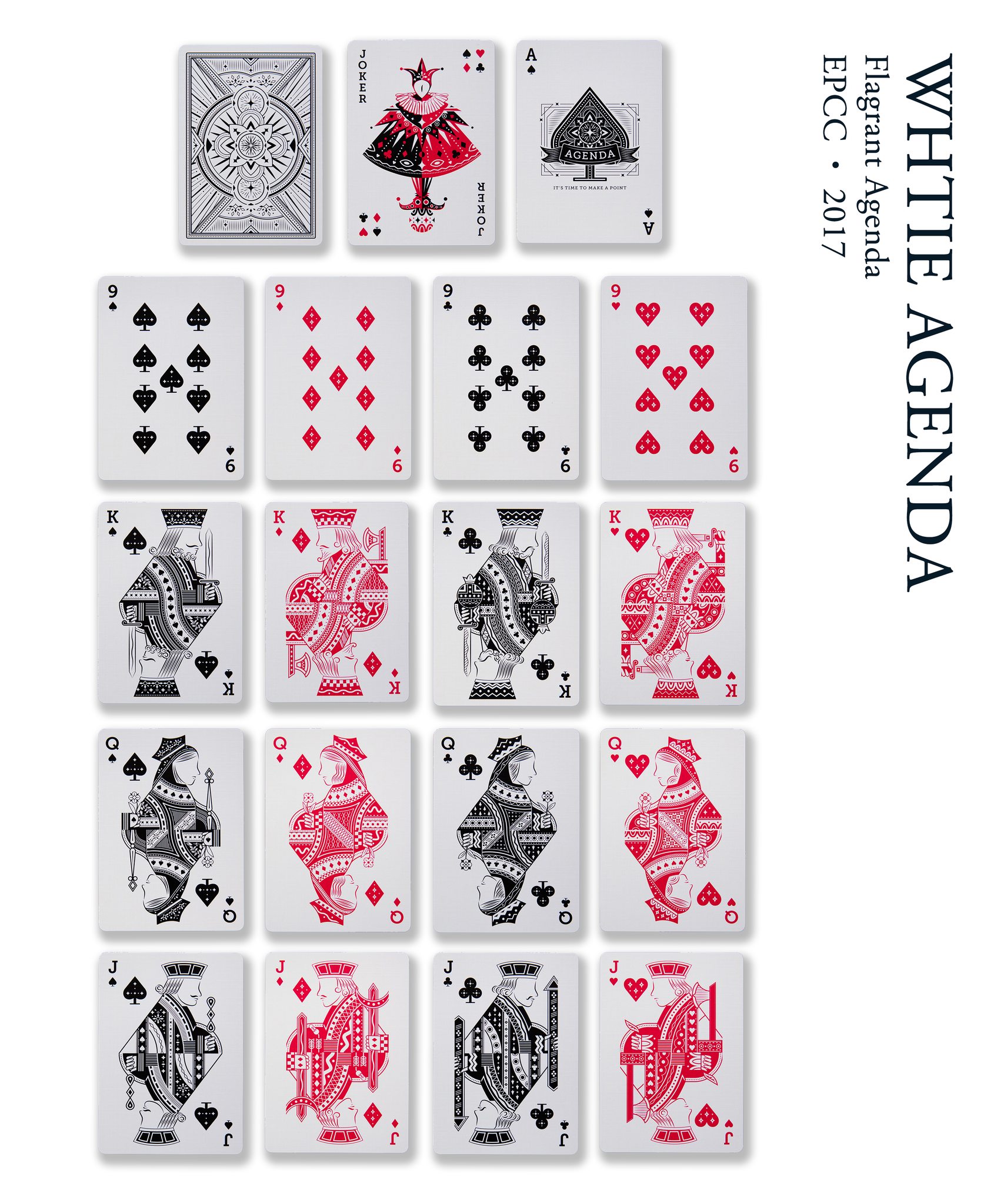 Edo Karuta playing cards by Flagrant Agenda