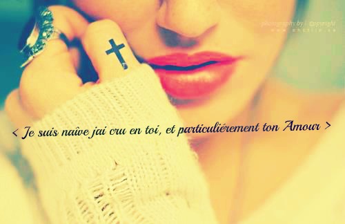 Je Suis Naive J Ai Cru En Toi Et Particulierement Ton Amour Home Facebook