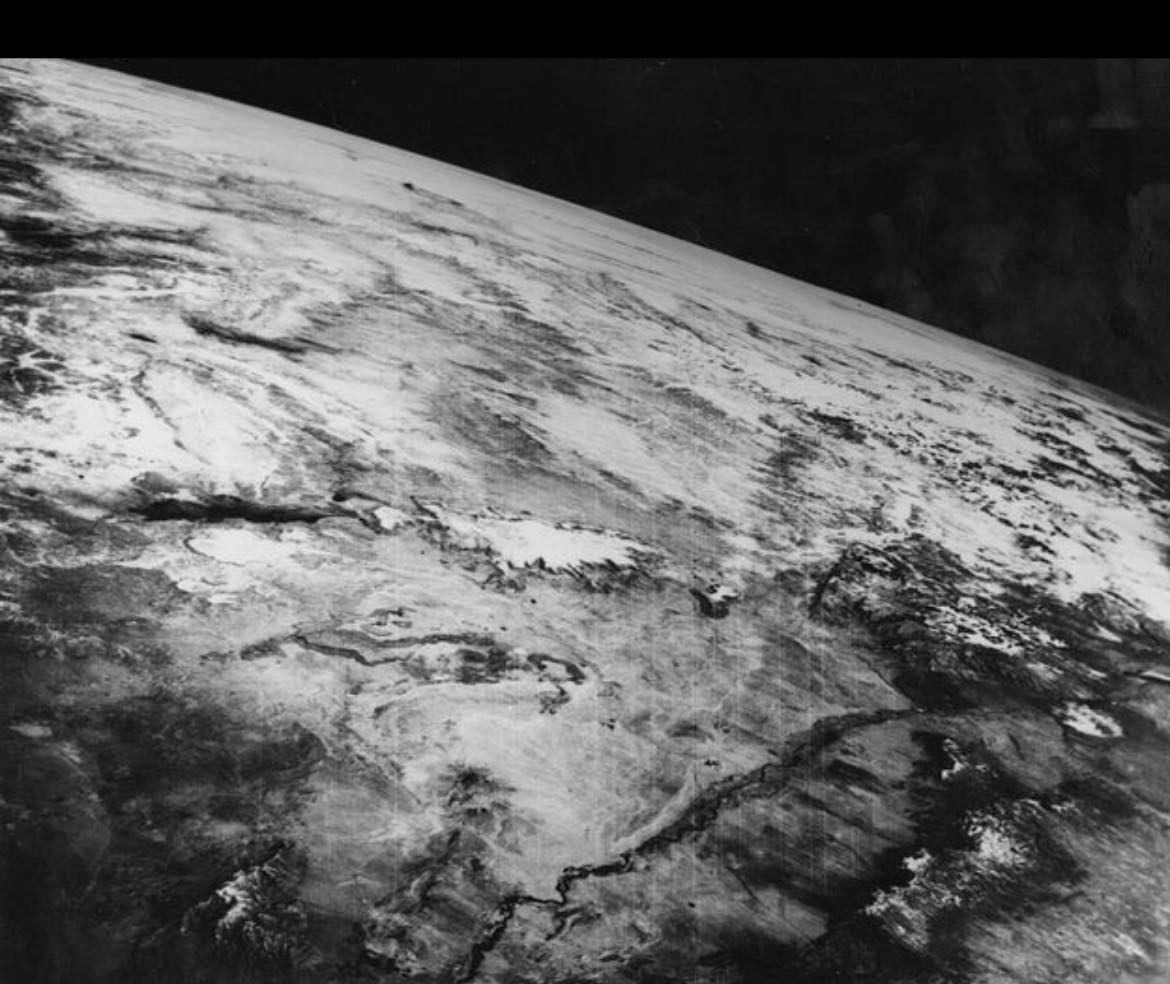 The first image of Earth from space in 1968