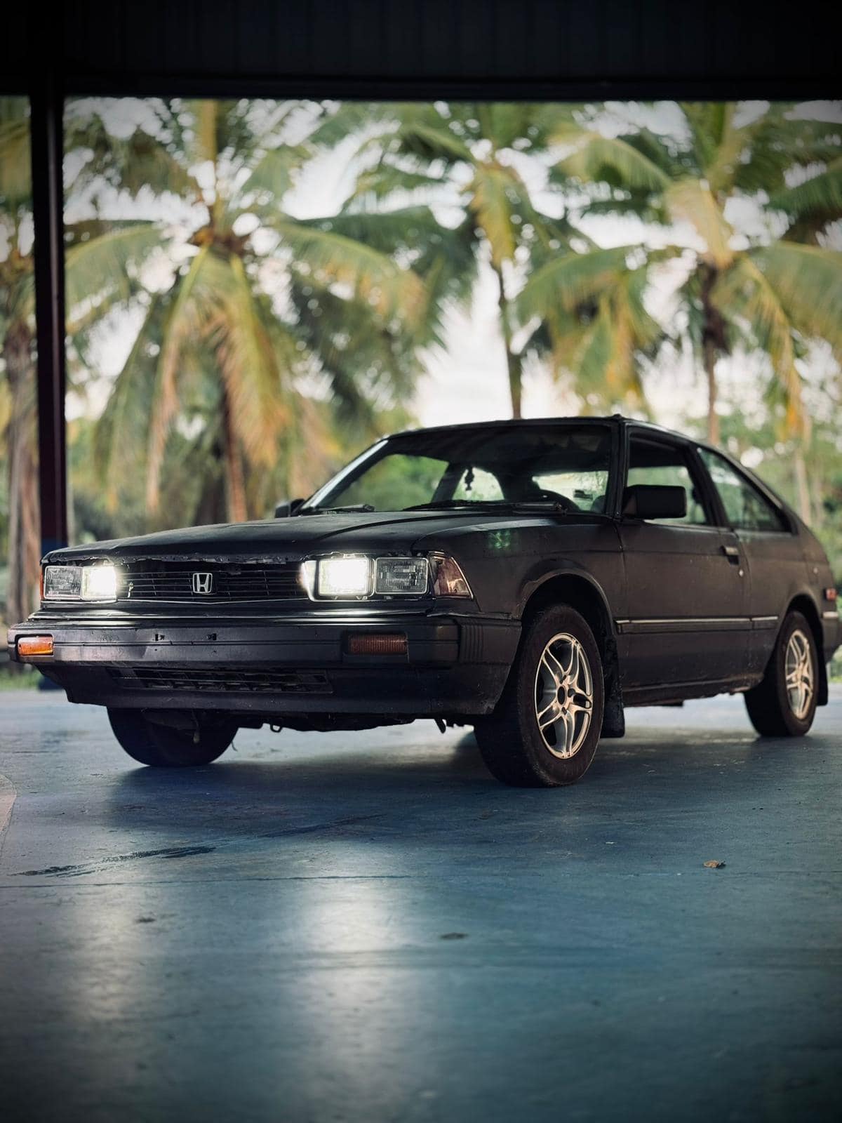 My 1979 Honda Accord cvcc 5speed manual.