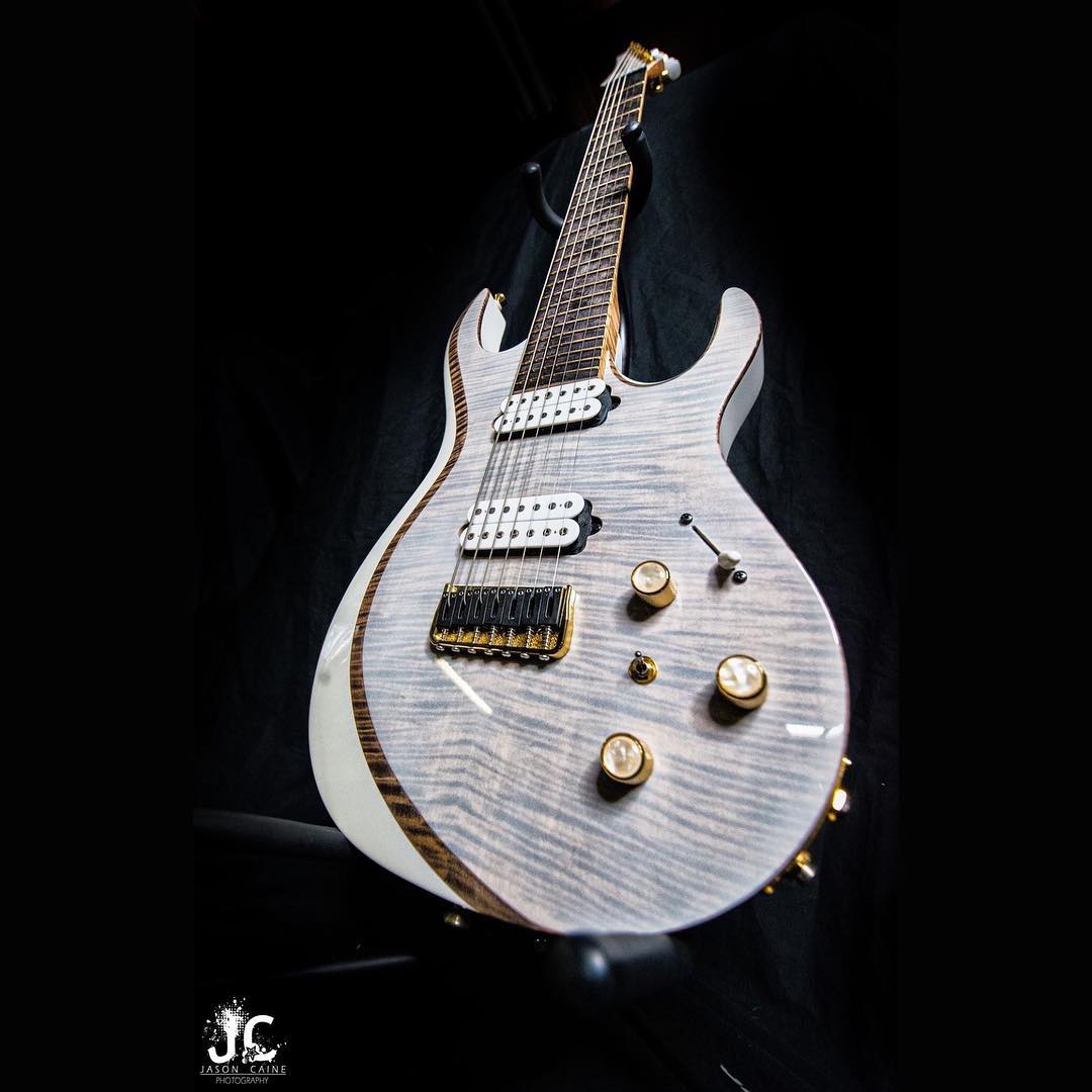 Kiesel Racing Orange Aries. This guitar goes real fast.