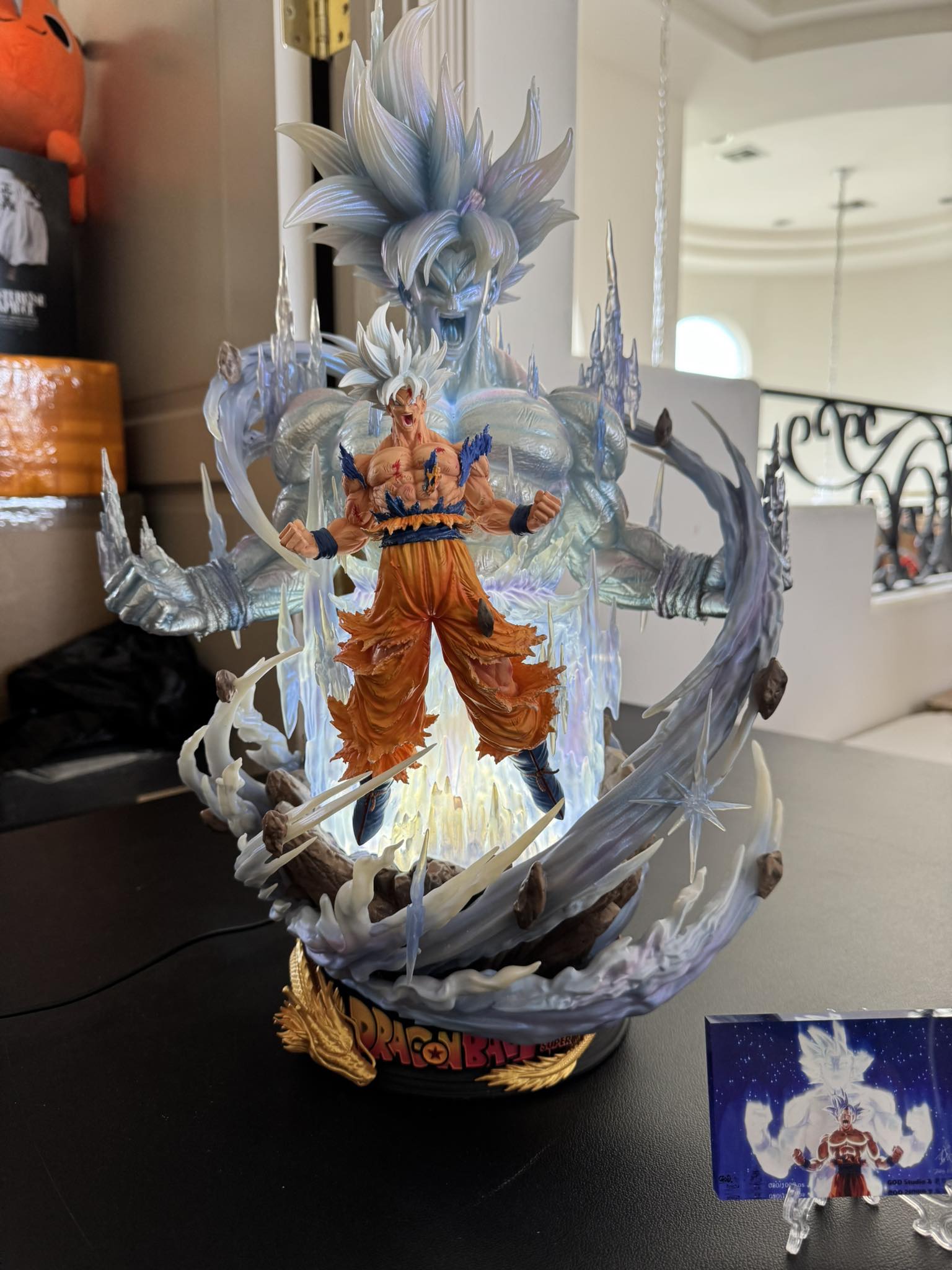 High end resin god goku statue arrived