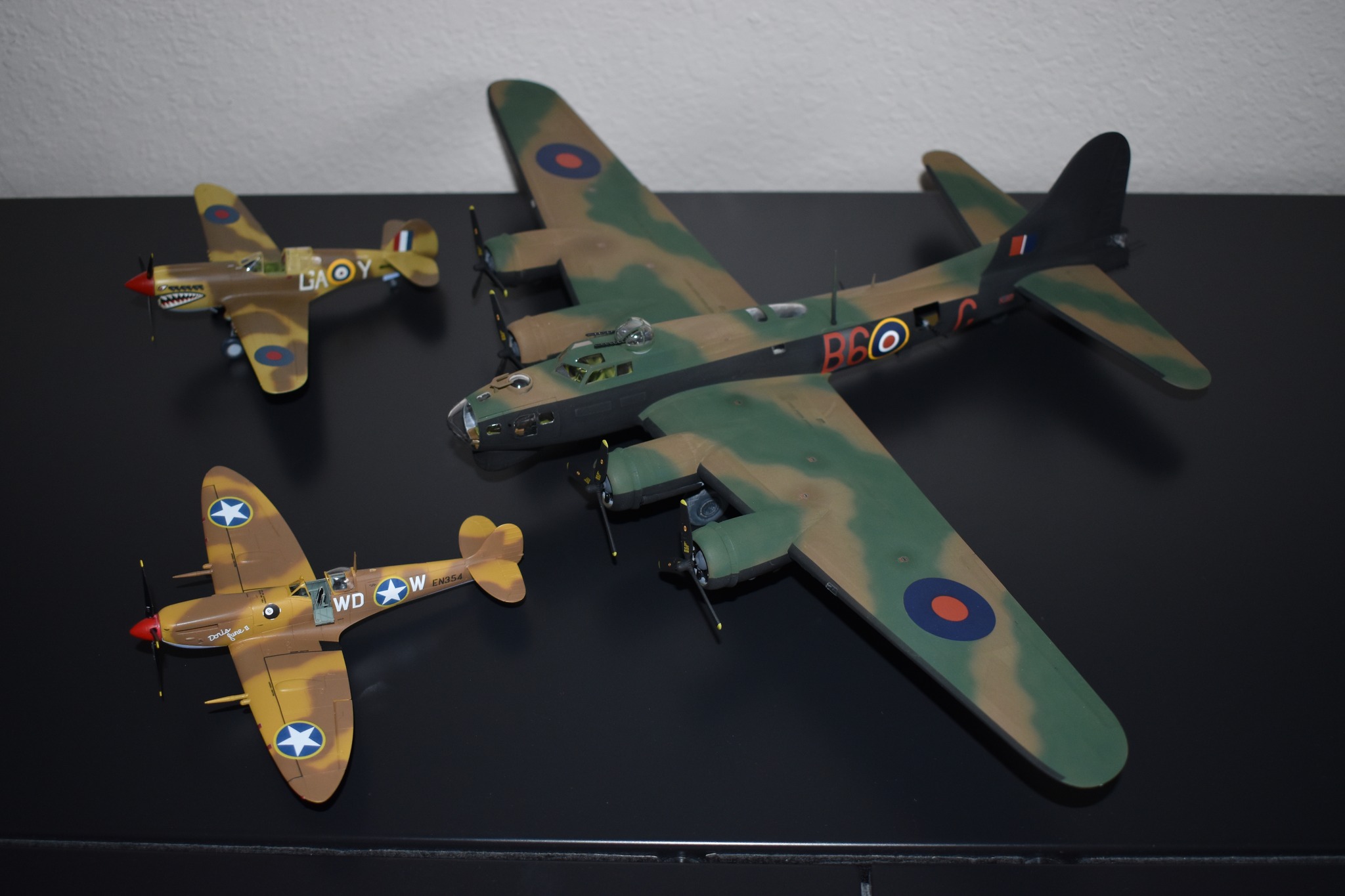 Model aircraft from different nationalities
