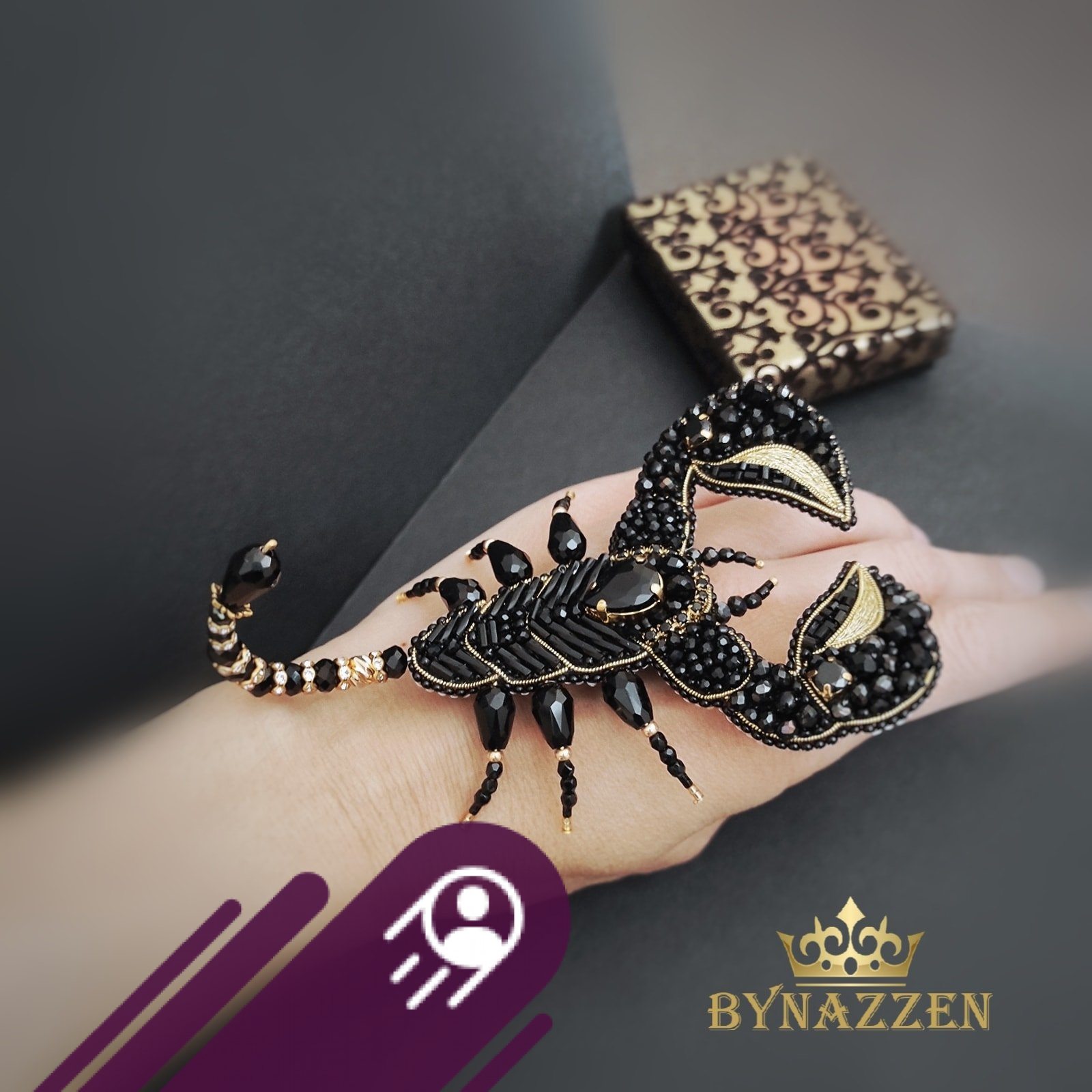 Fly brooch #flybrooch #insectjewelry #insectlovergift | Nazife Çelik
