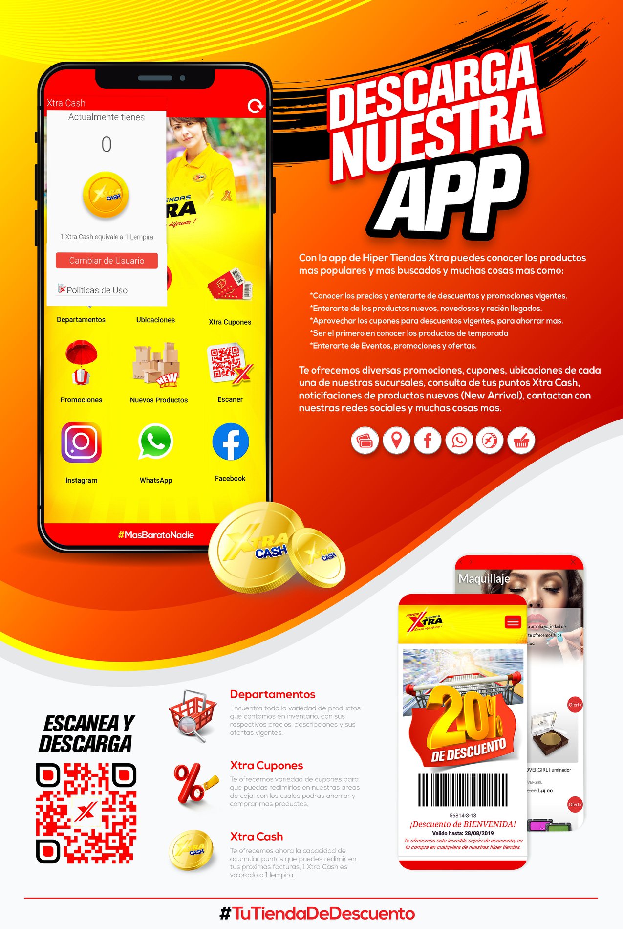 Ya puedes descargar nuestra nueva... - Hiper Tiendas Xtra | Facebook