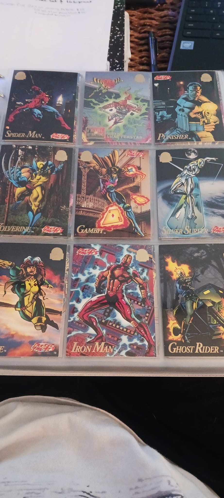 marvel cards universe 1994 first edition Fleer Complete Master Set 1994 Fleer Marvel Universe (1st