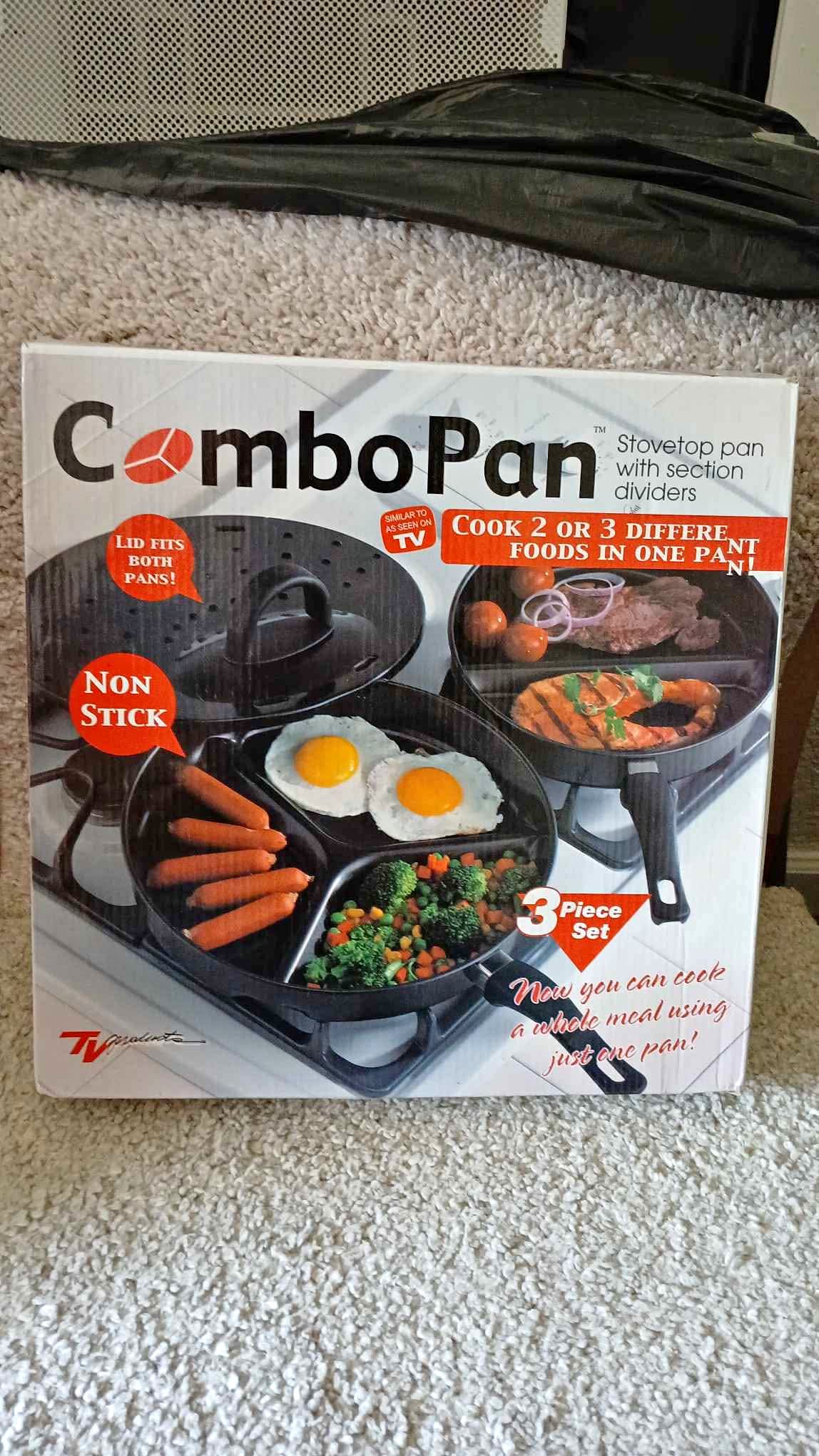 COMBO PAN STOVETOP PAN WITH SECTION DIVIDERS - Cookware - Wood River ...