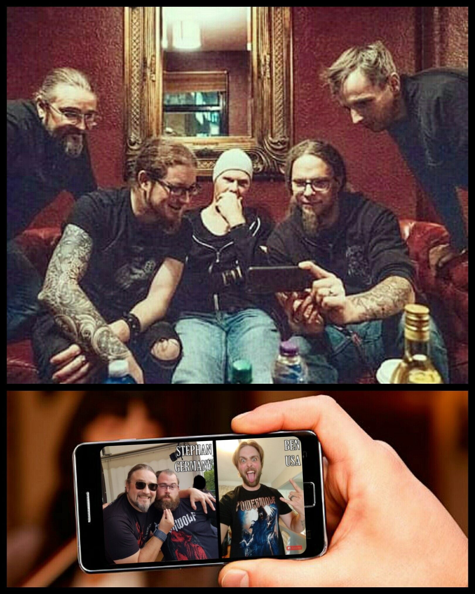 Powerwolf Perú - La banda mirando el video de los fans! xd | Facebook