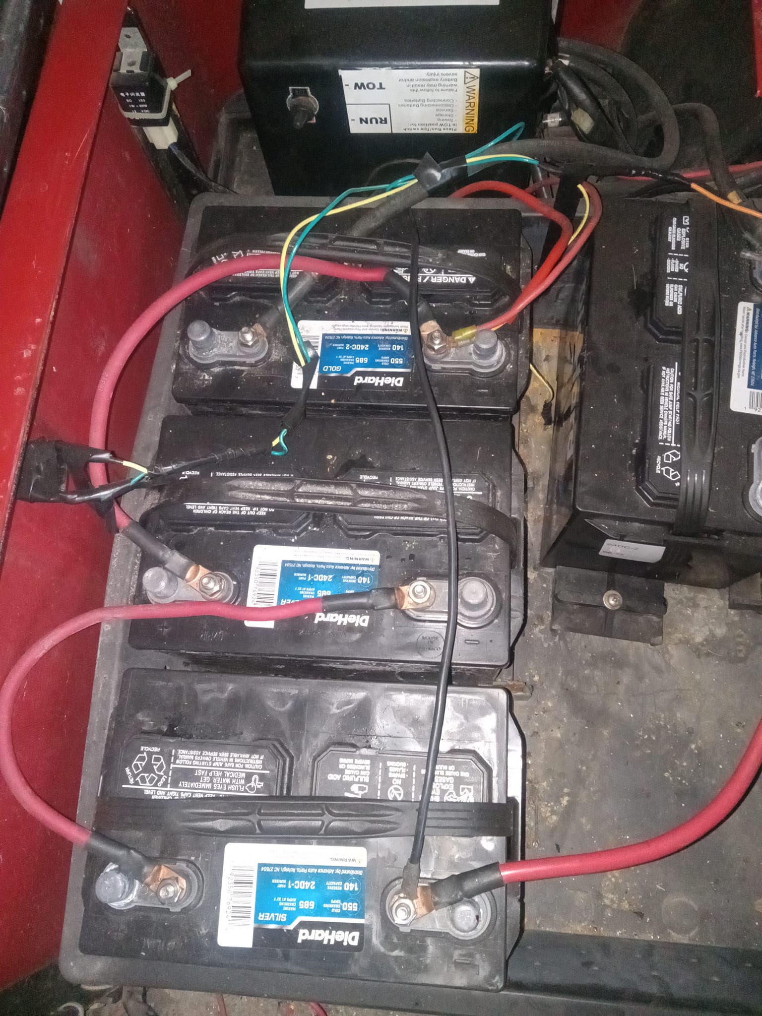 Fairplay ZX4 golf cart battery conversion