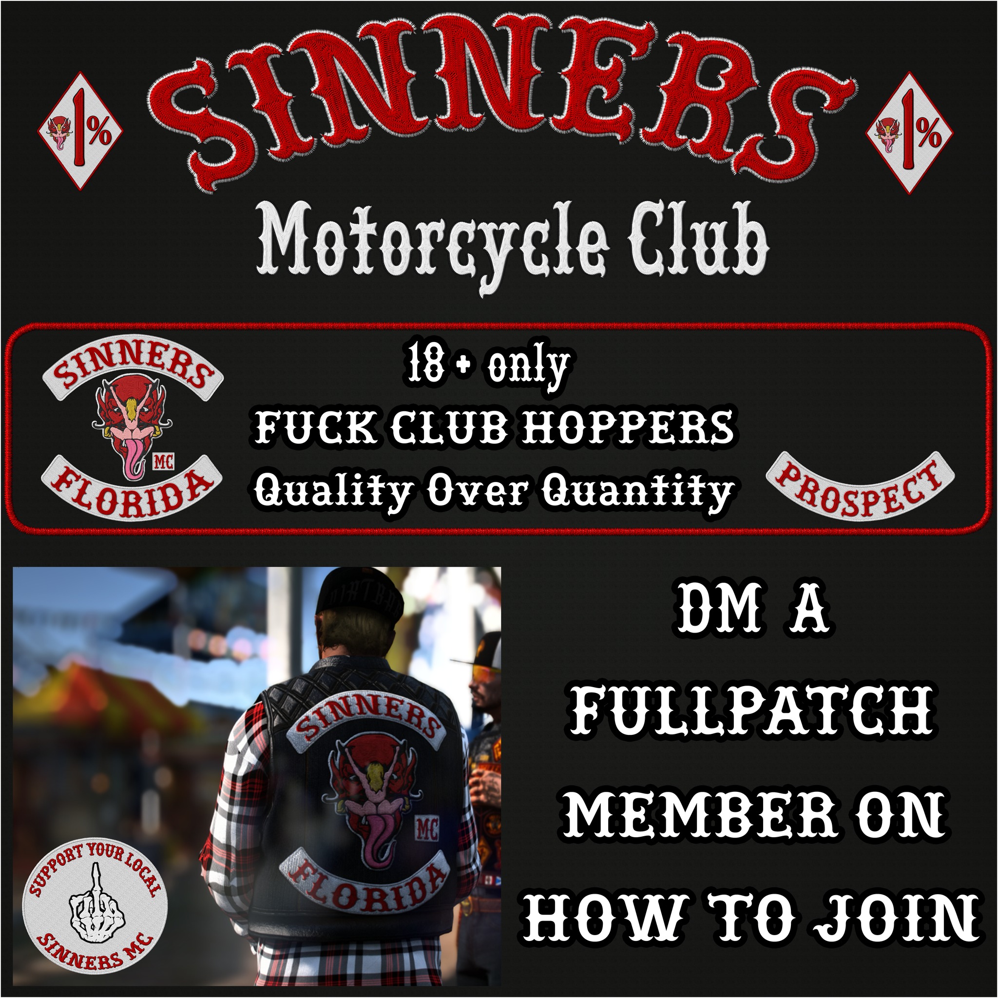 Fivem Server Recruiting 2025 | Sinners MC is now recruiting reach out ...