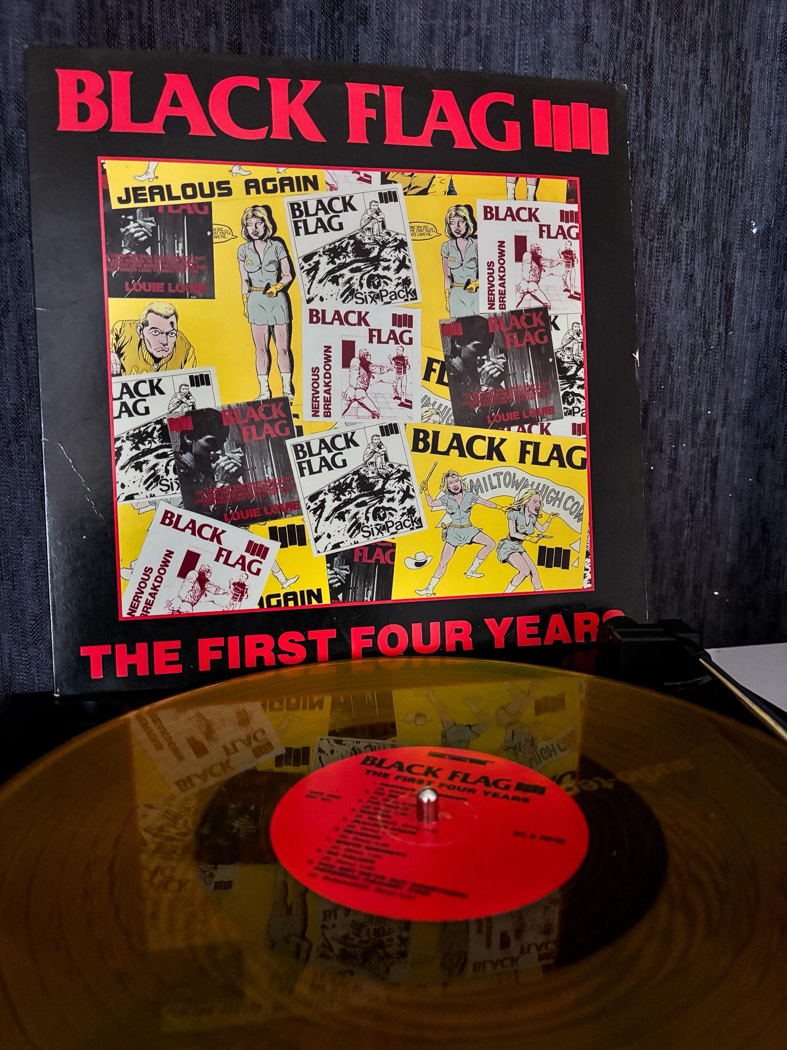 Black Flag's The First Four Years record
