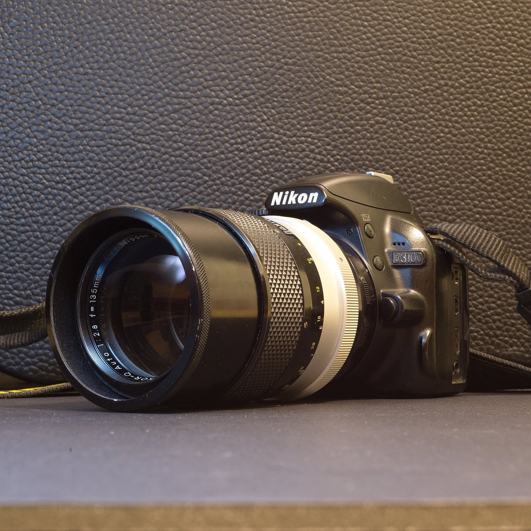 Vintage Nikon 135mm f/2.8 lens astrophotography test